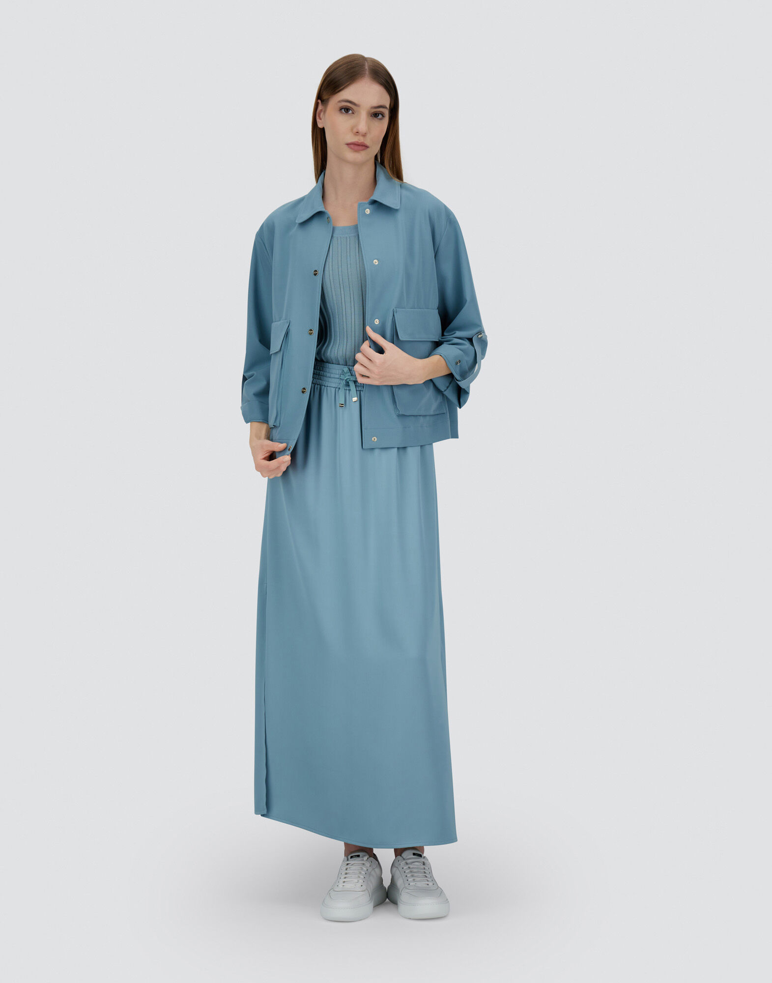 VISCOSE-EFFECT SHACKET
