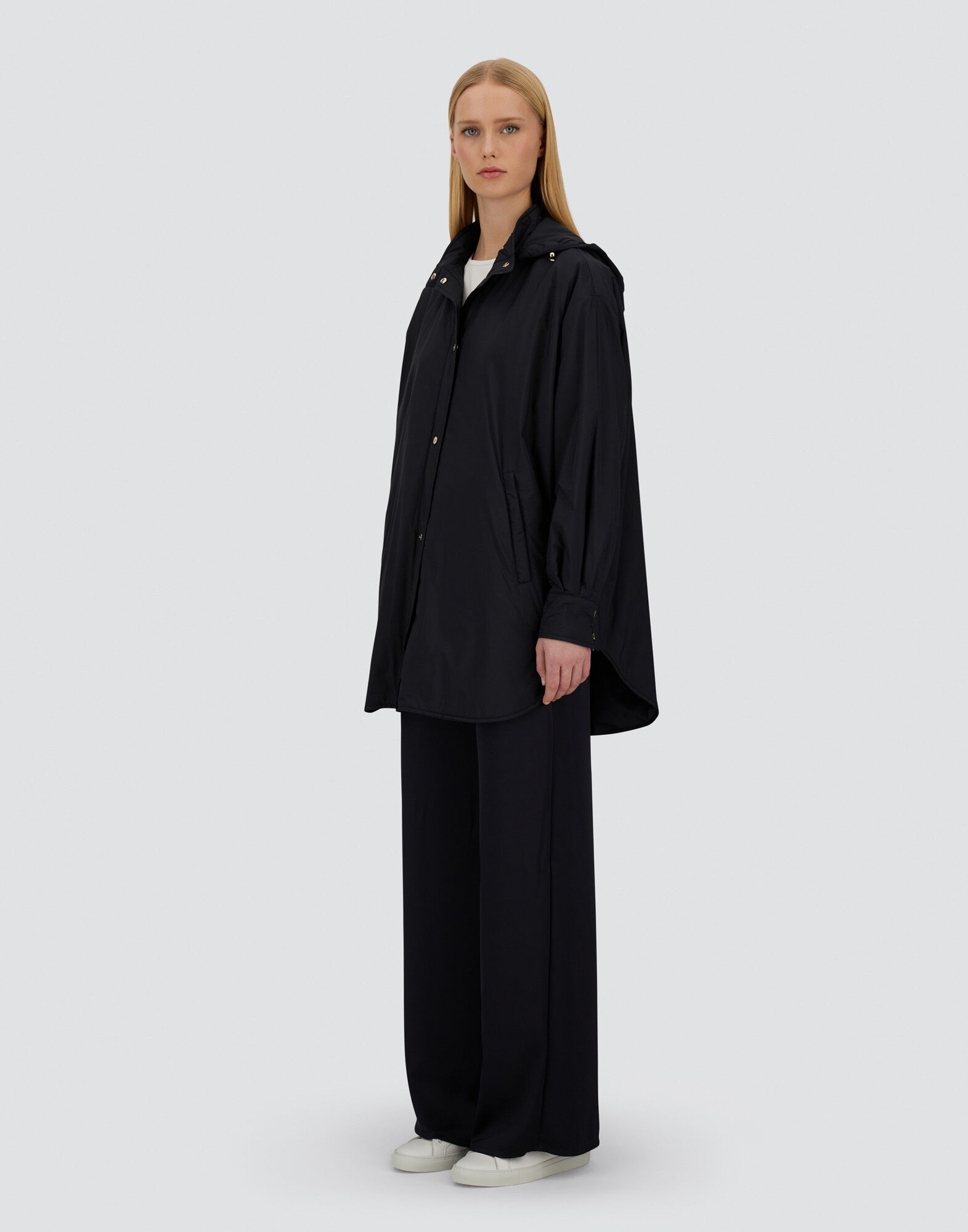 PARKA IN ECOAGE AND MONOGRAM LUREX