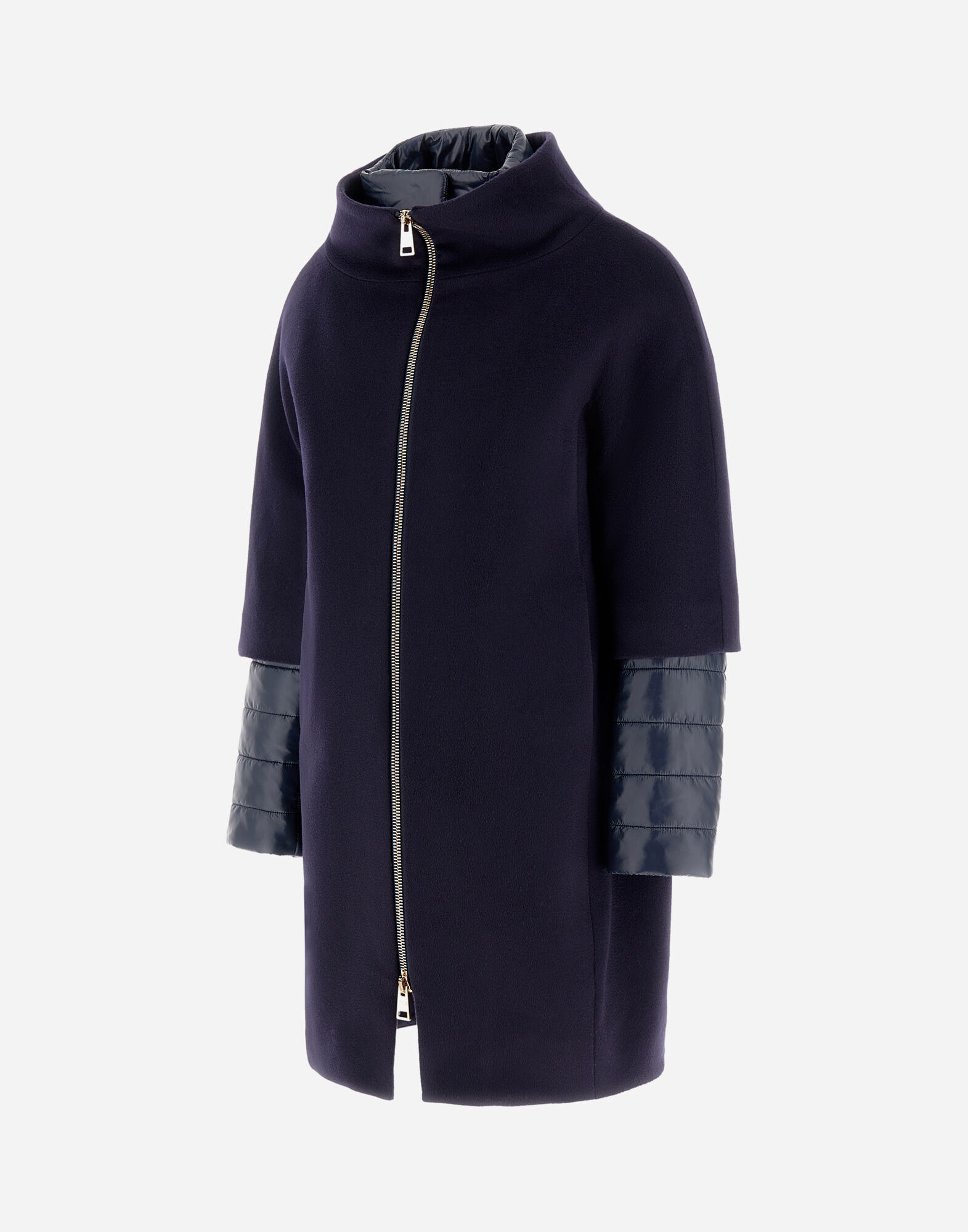 COAT IN LUXURY WOOL AND NYLON ULTRALIGHT