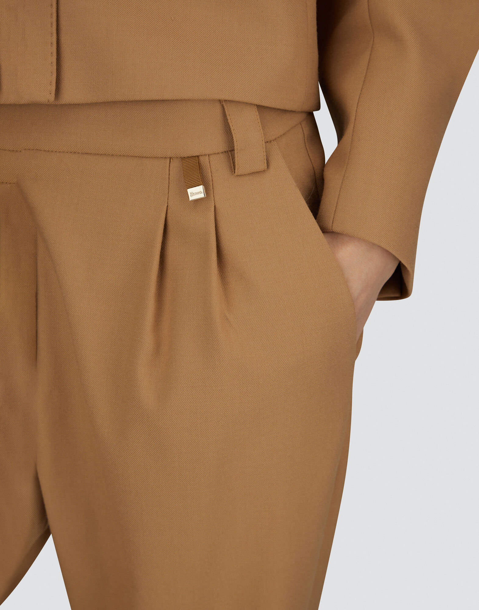 TROUSERS IN FLUID WOOL
