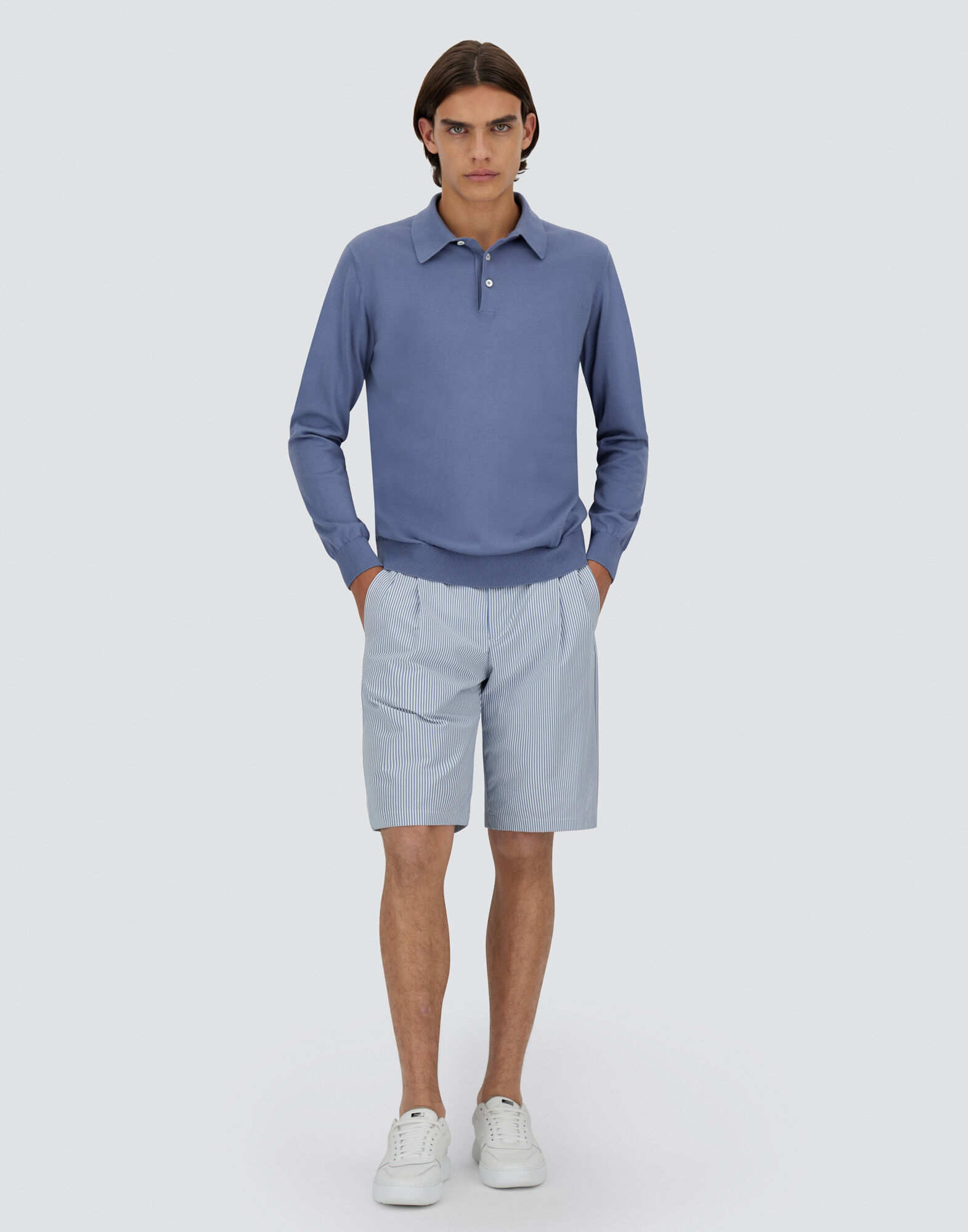 GLORIOUS COTTON SILK POLO SHIRT