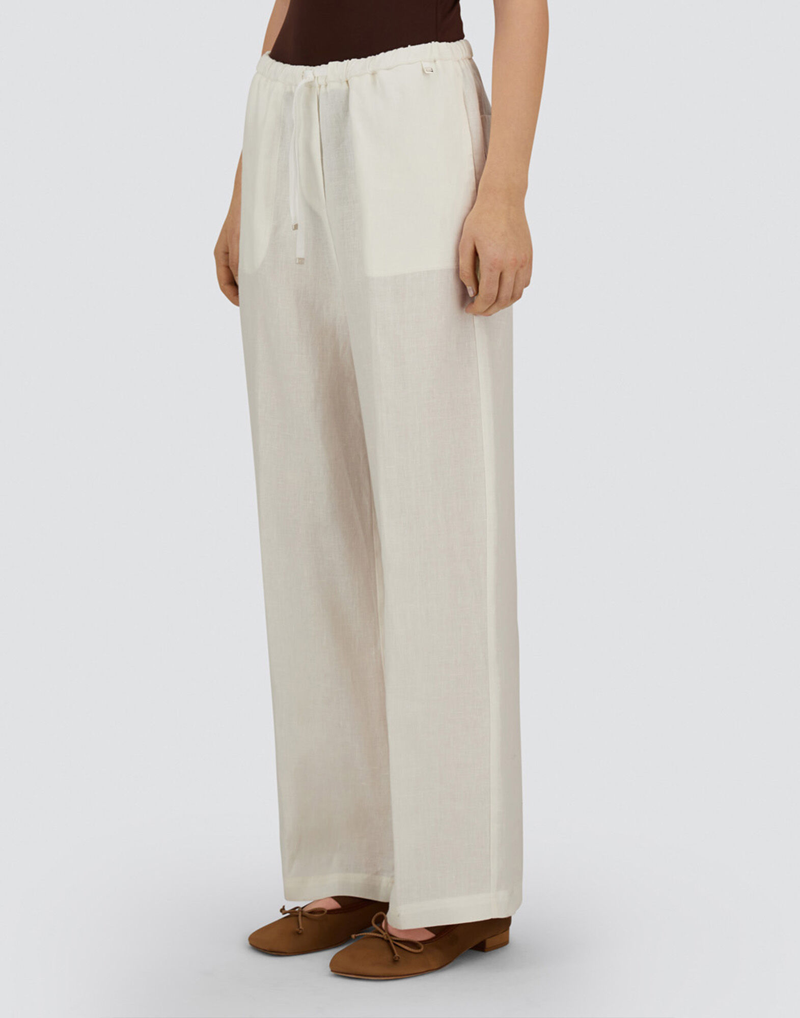 RESORT TROUSERS IN NEW LINEN