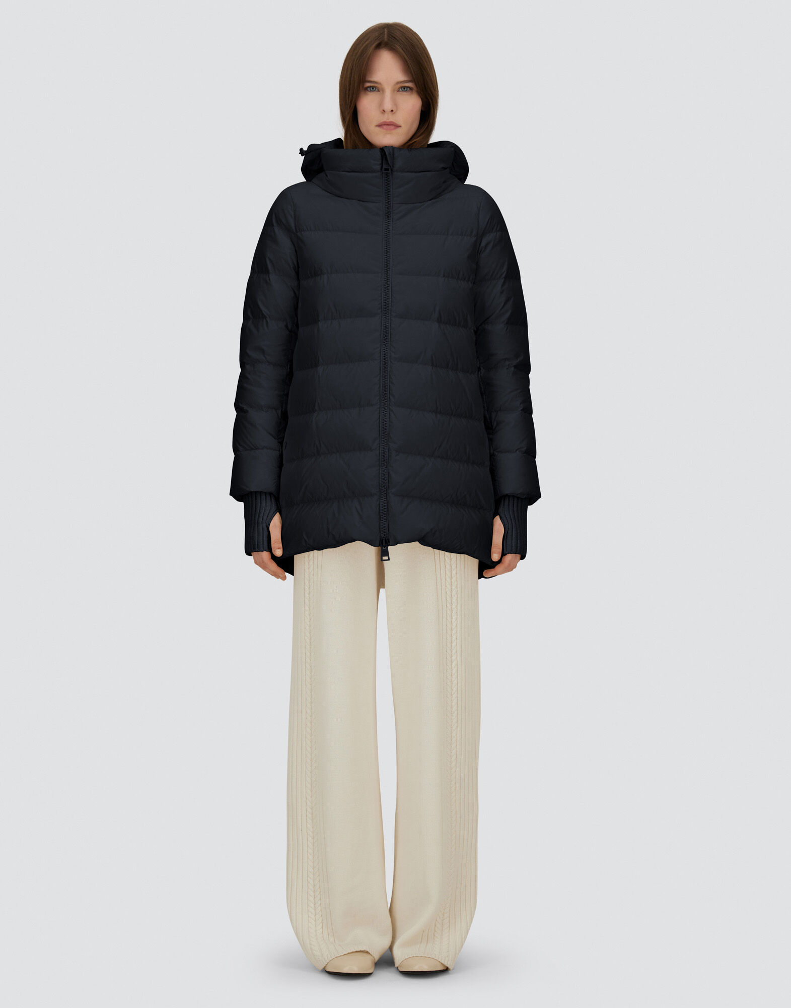 A-SHAPE JACKET IN NYLON CHAMONIX