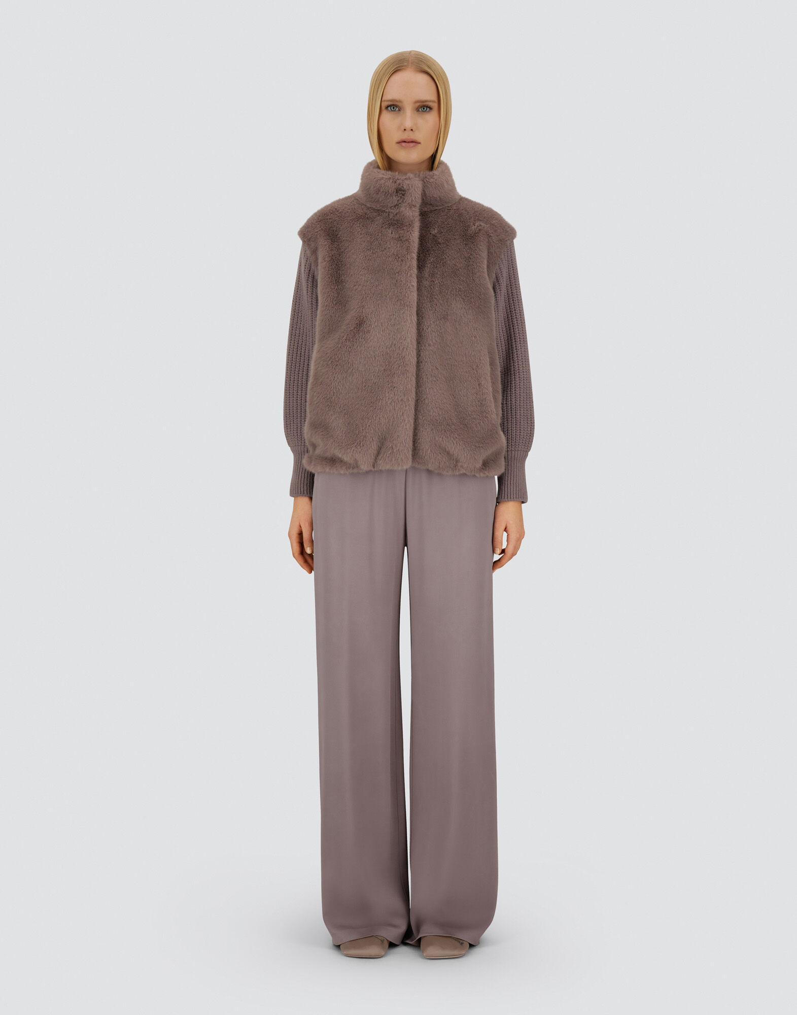 RESORT JACKET IN FAUX MINK FUR