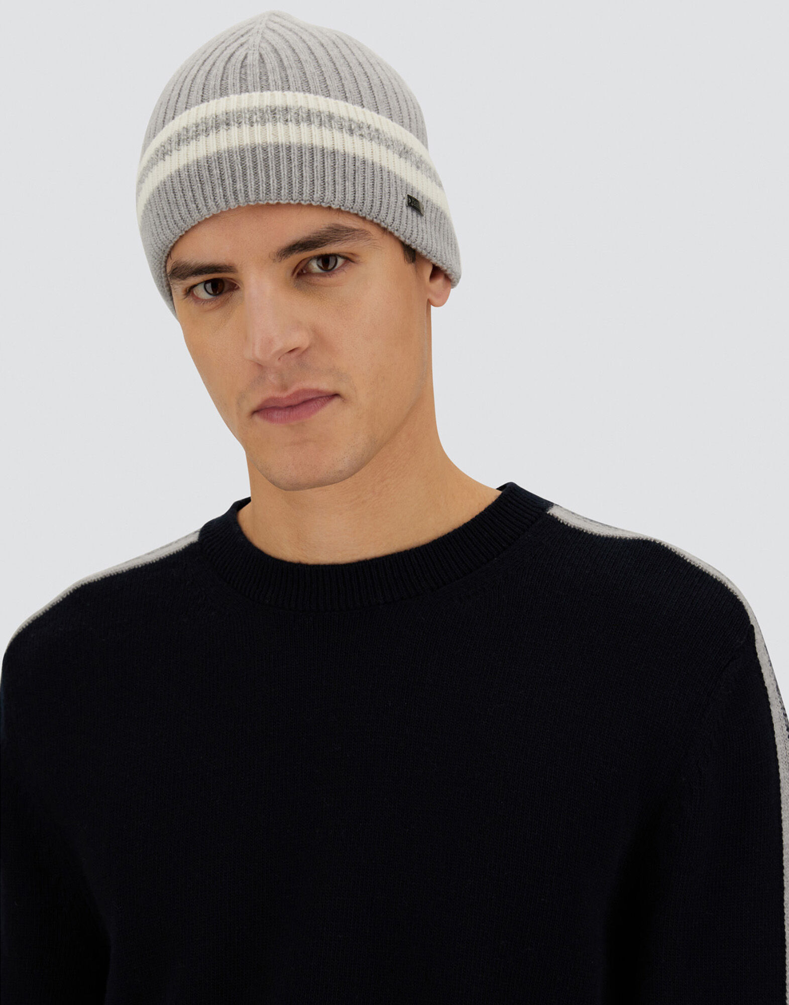 RESORT BEANIE IN DOUBLE RIB WOOL