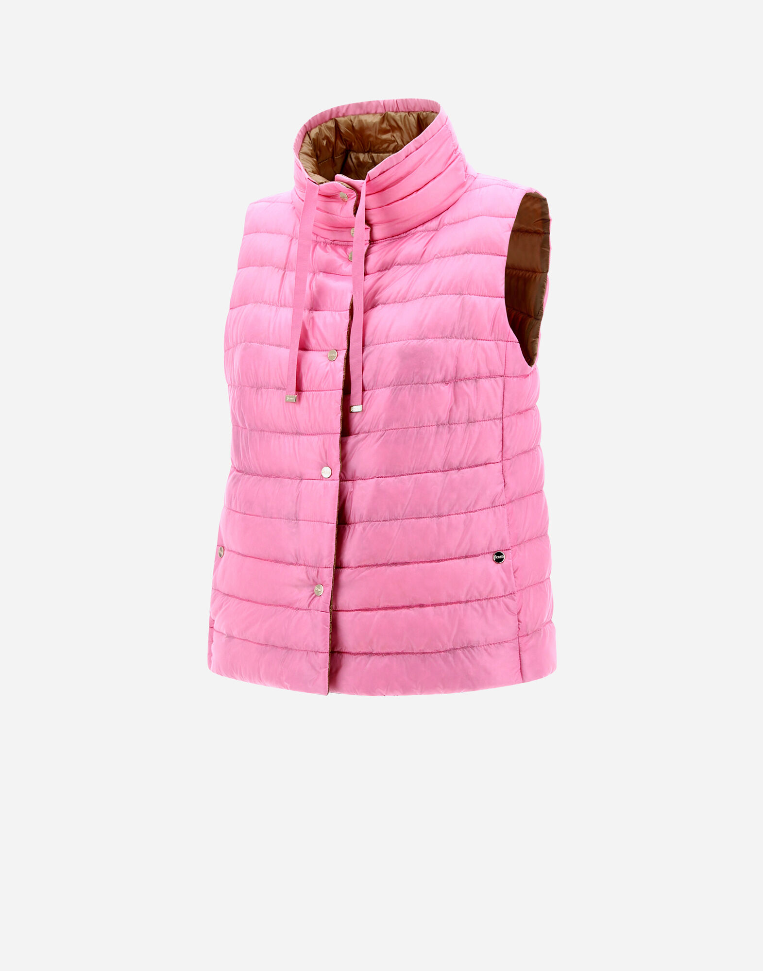 REVERSIBLE SLEEVELESS JACKET IN NYLON ULTRALIGHT