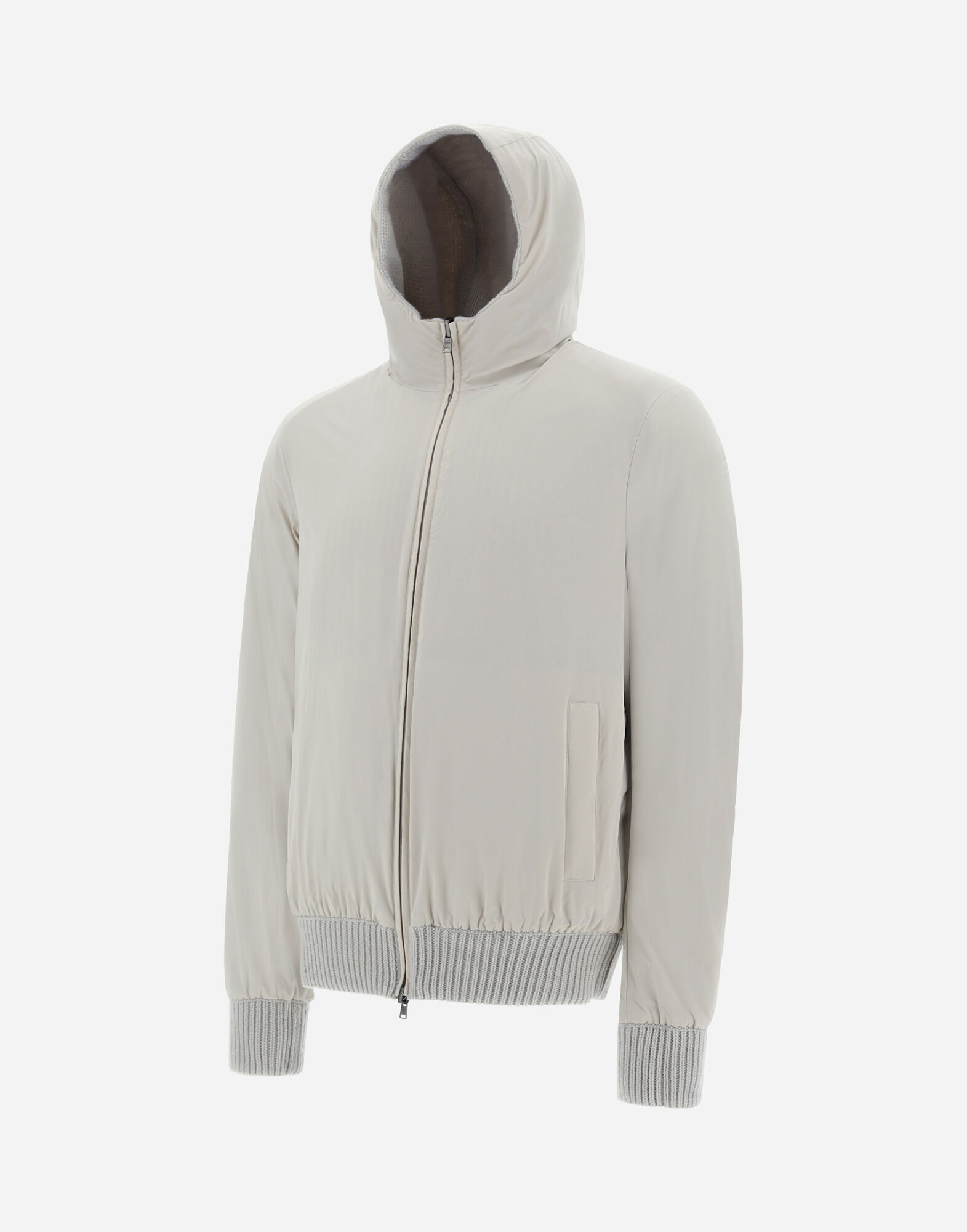 RESORT CARDIGAN IN STOCKING-STITCHED CARDED WOOL