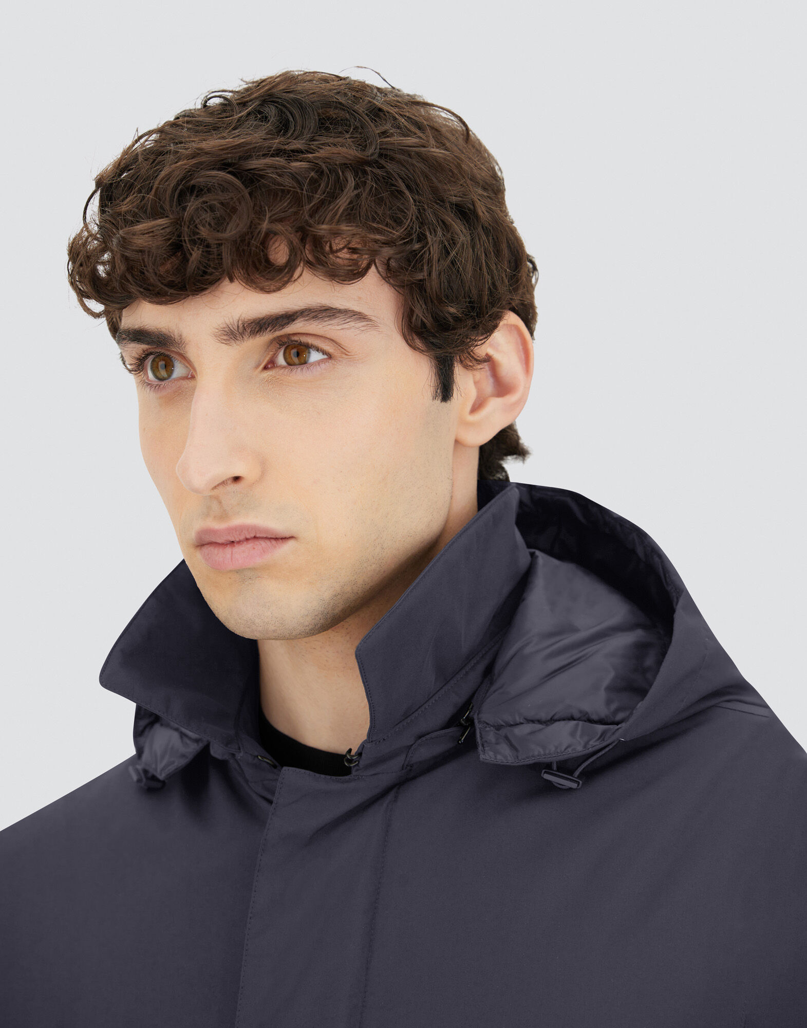 LONG PARKA IN 2-LAYER WINDSTOPPER
