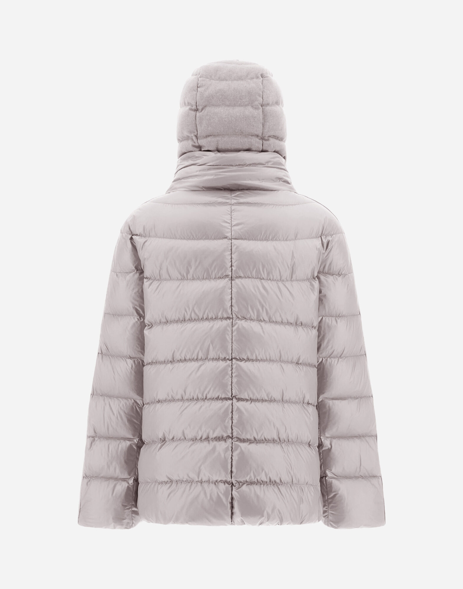 NYLON ULTRALIGHT AND SILK CASHMERE CAPE