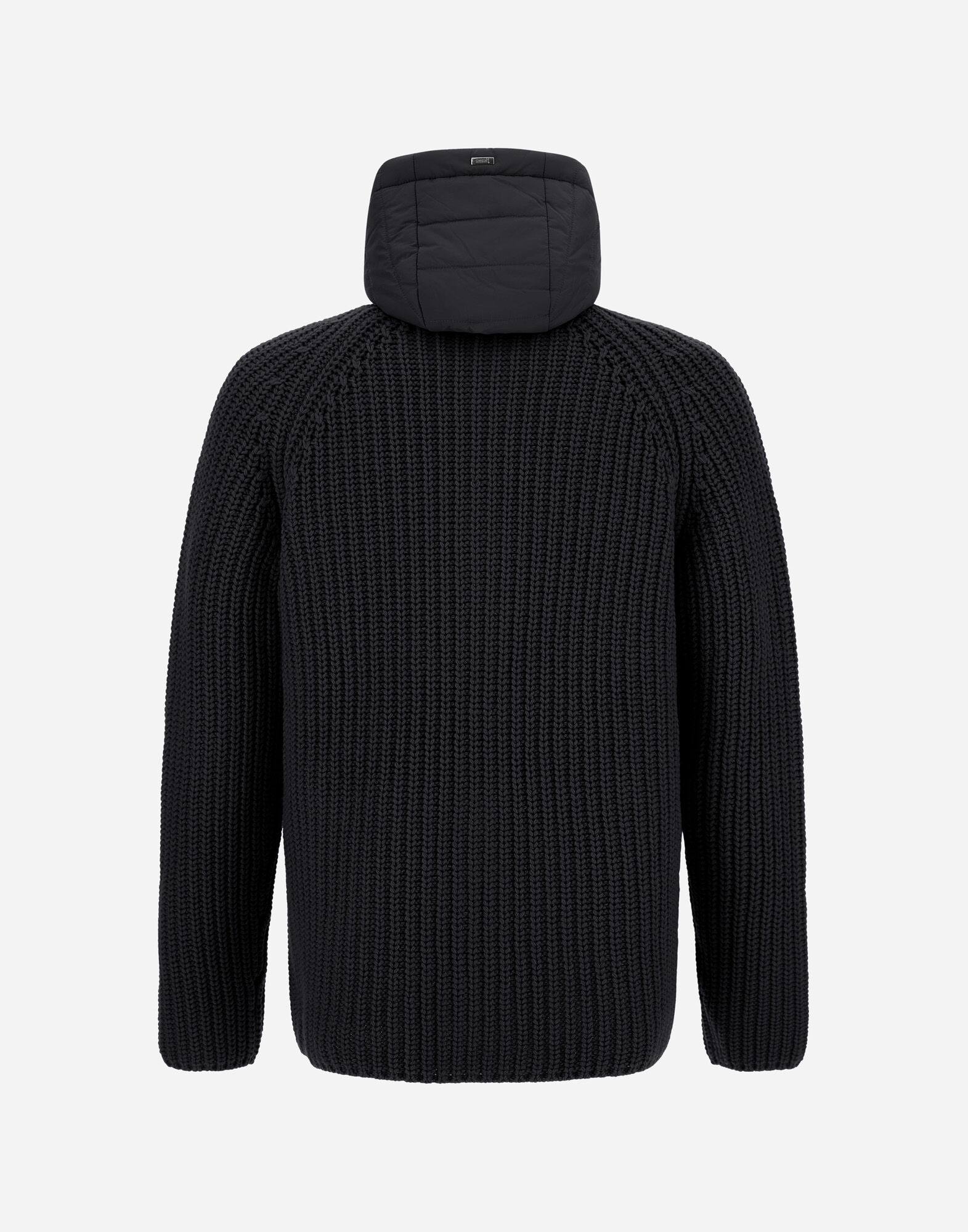 CARDIGAN IN COB STITCH WOOL