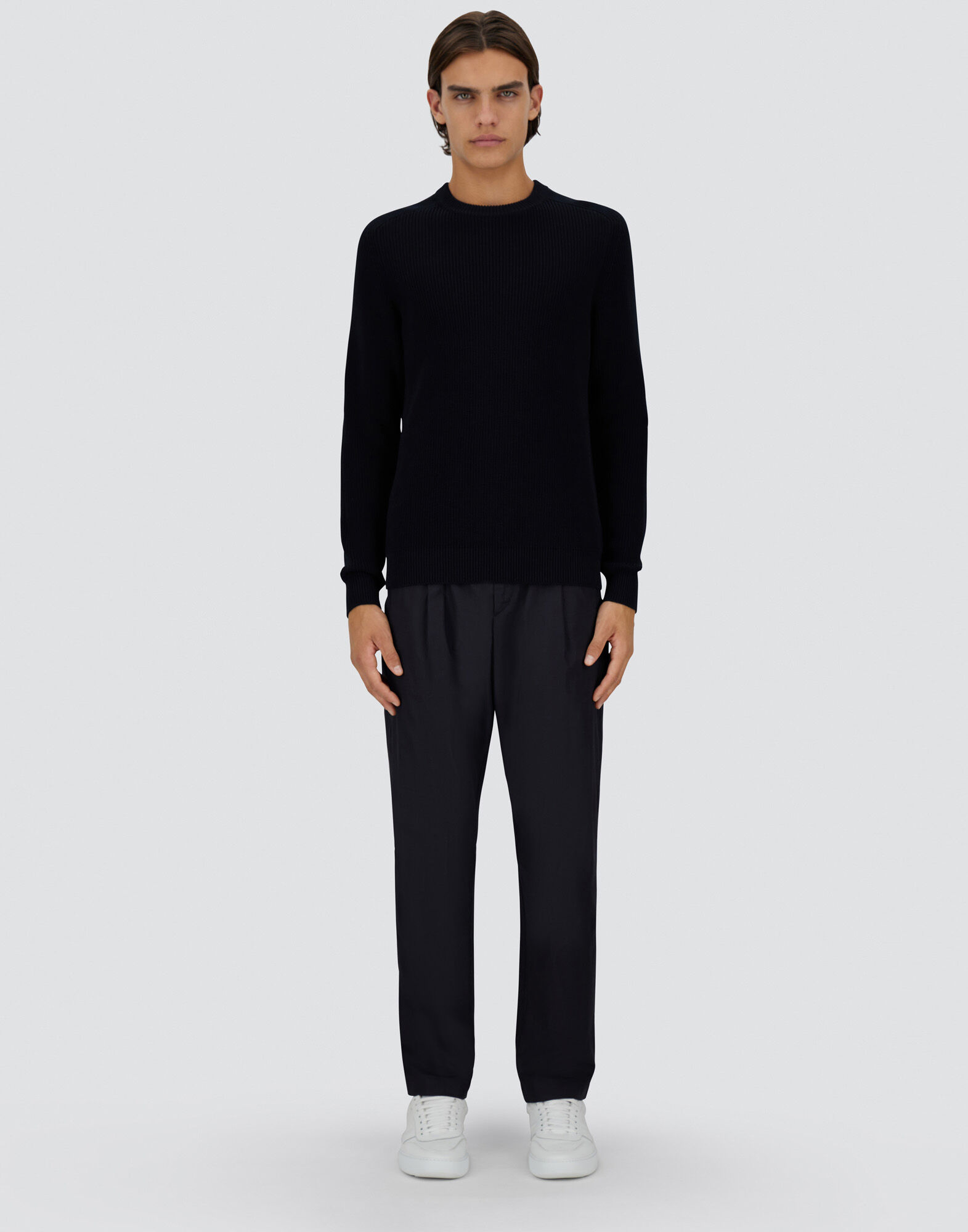 DRY COTTON KNIT SWEATER