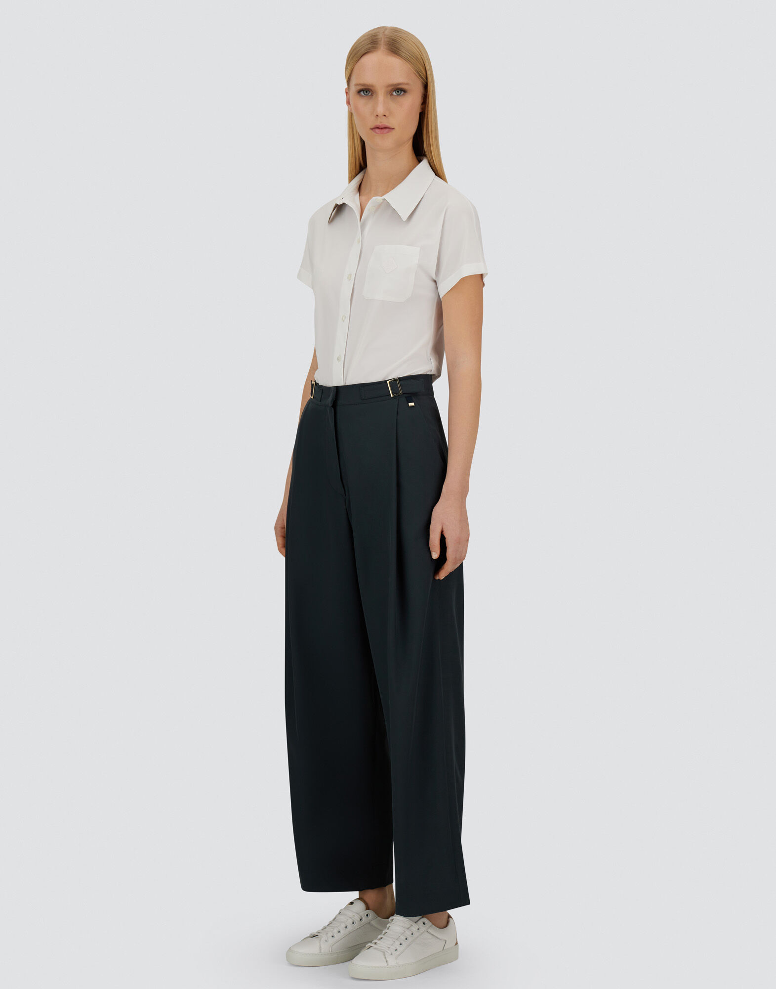 WOMEN'S NYLON STRUCTURES TROUSERS