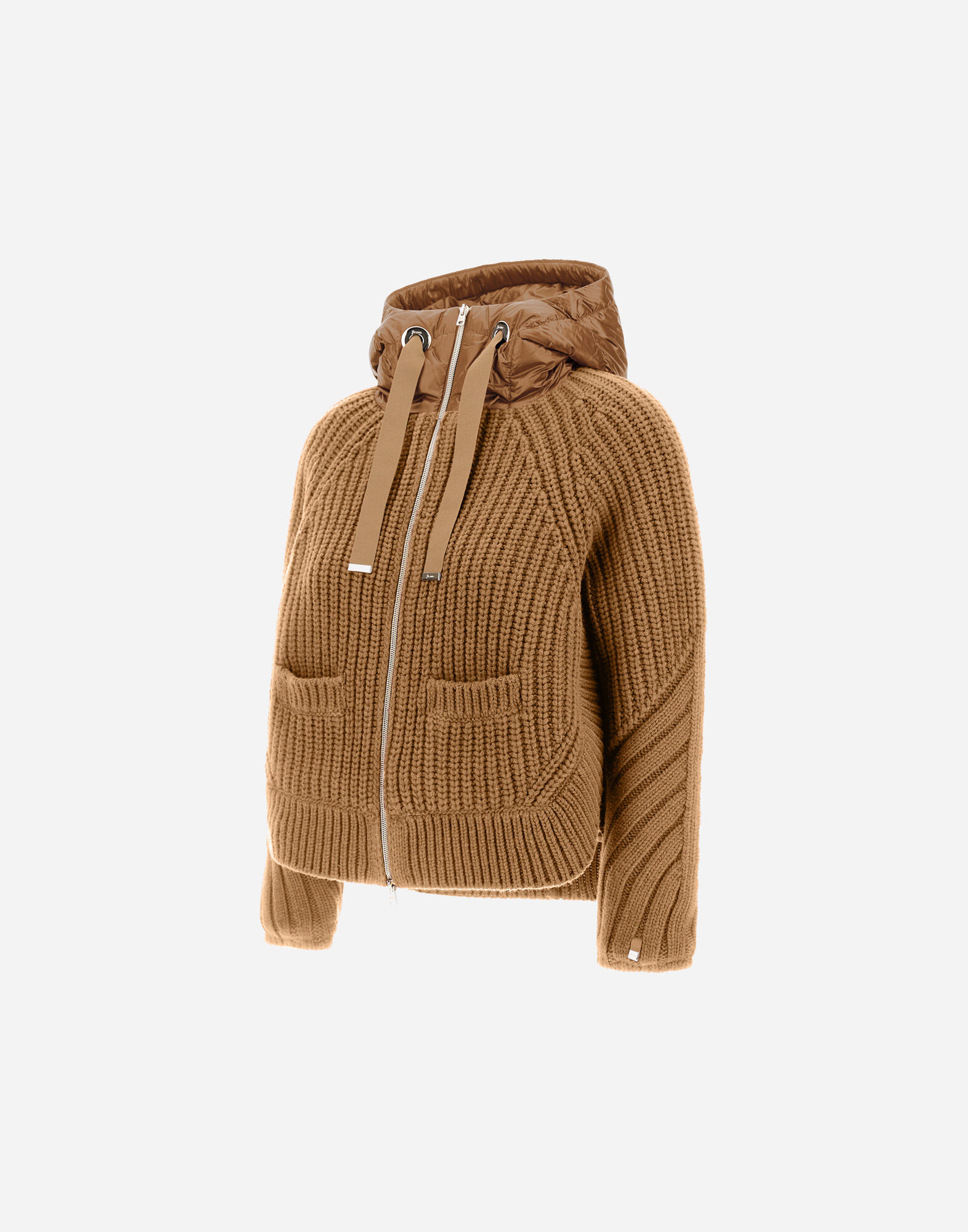 CARDIGAN IN COB STITCH WOOL AND NYLON ULTRALIGHT