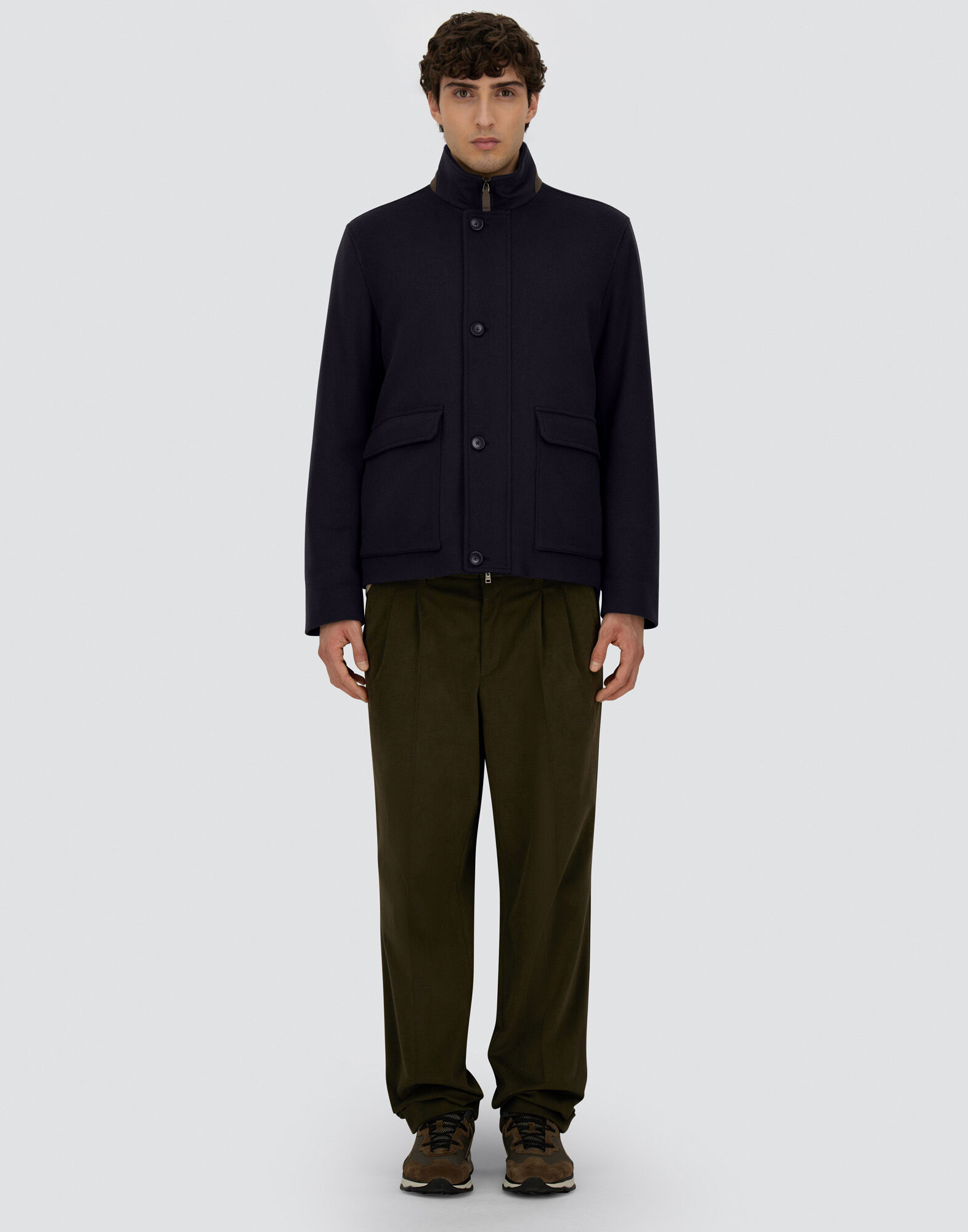 FIELD JACKET IN PURE CASHMERE