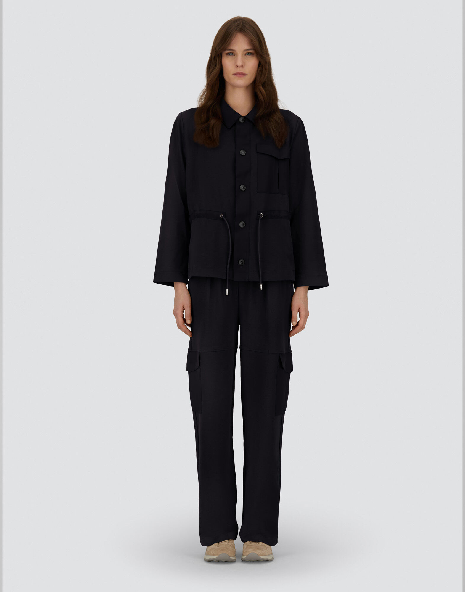 TROUSERS IN 100% COTTON INTERLOCK AND ARENDELLE