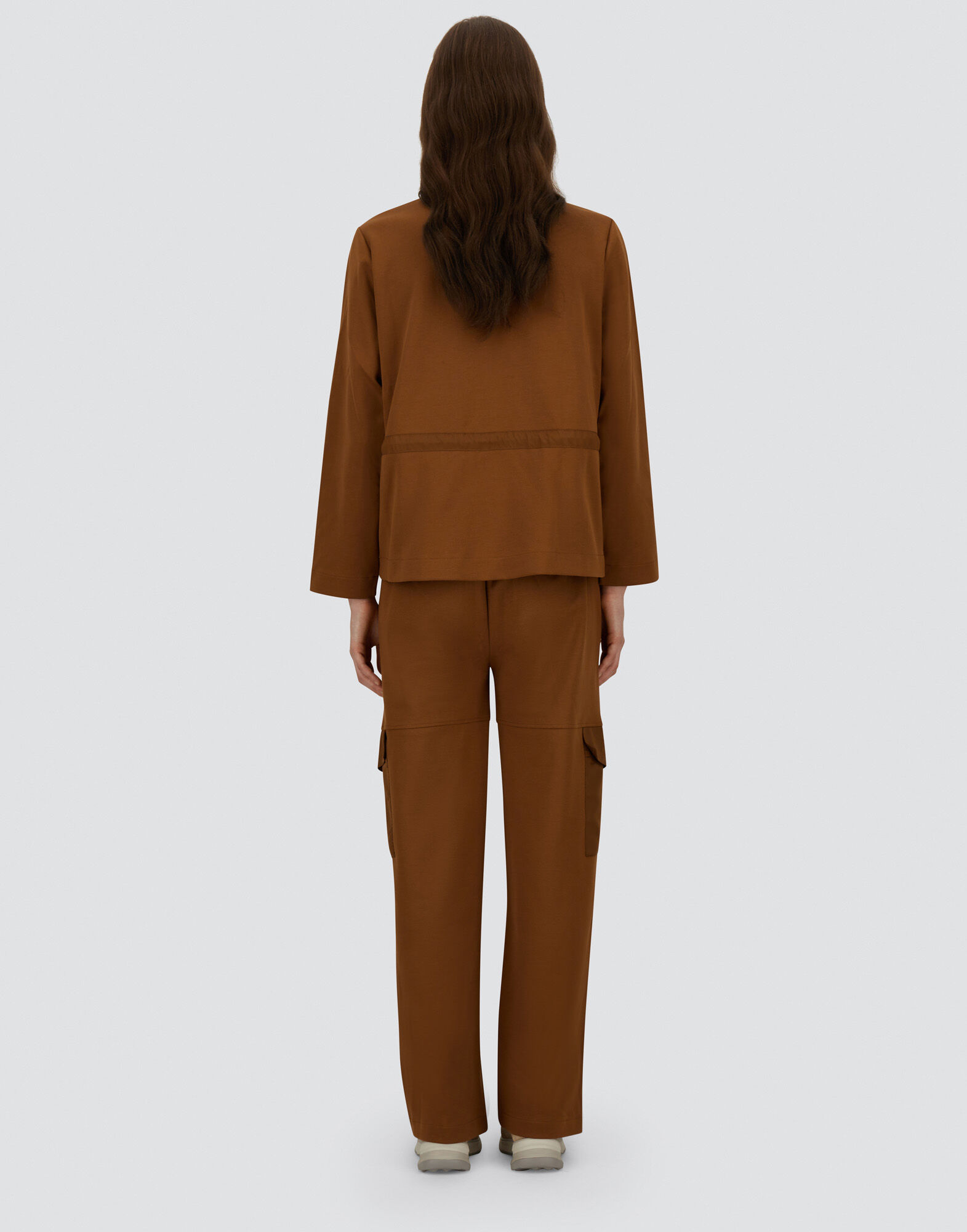 TROUSERS IN 100% COTTON INTERLOCK AND ARENDELLE