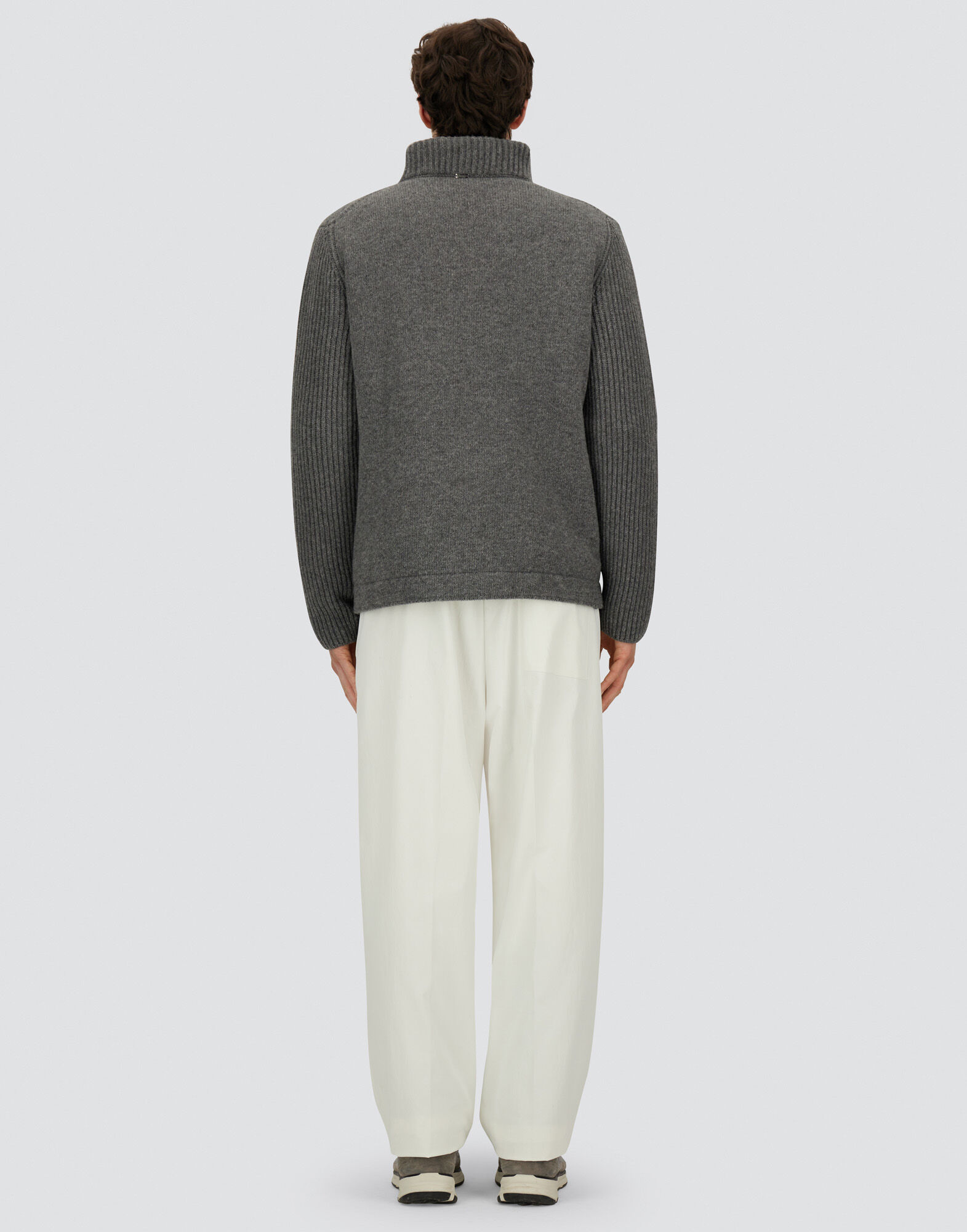 CARDIGAN IN CARDED PURE WOOL G.5