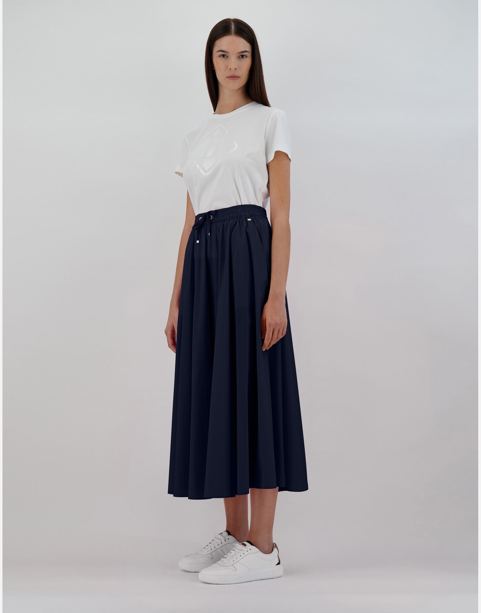SKIRT IN LIGHT NYLON STRETCH