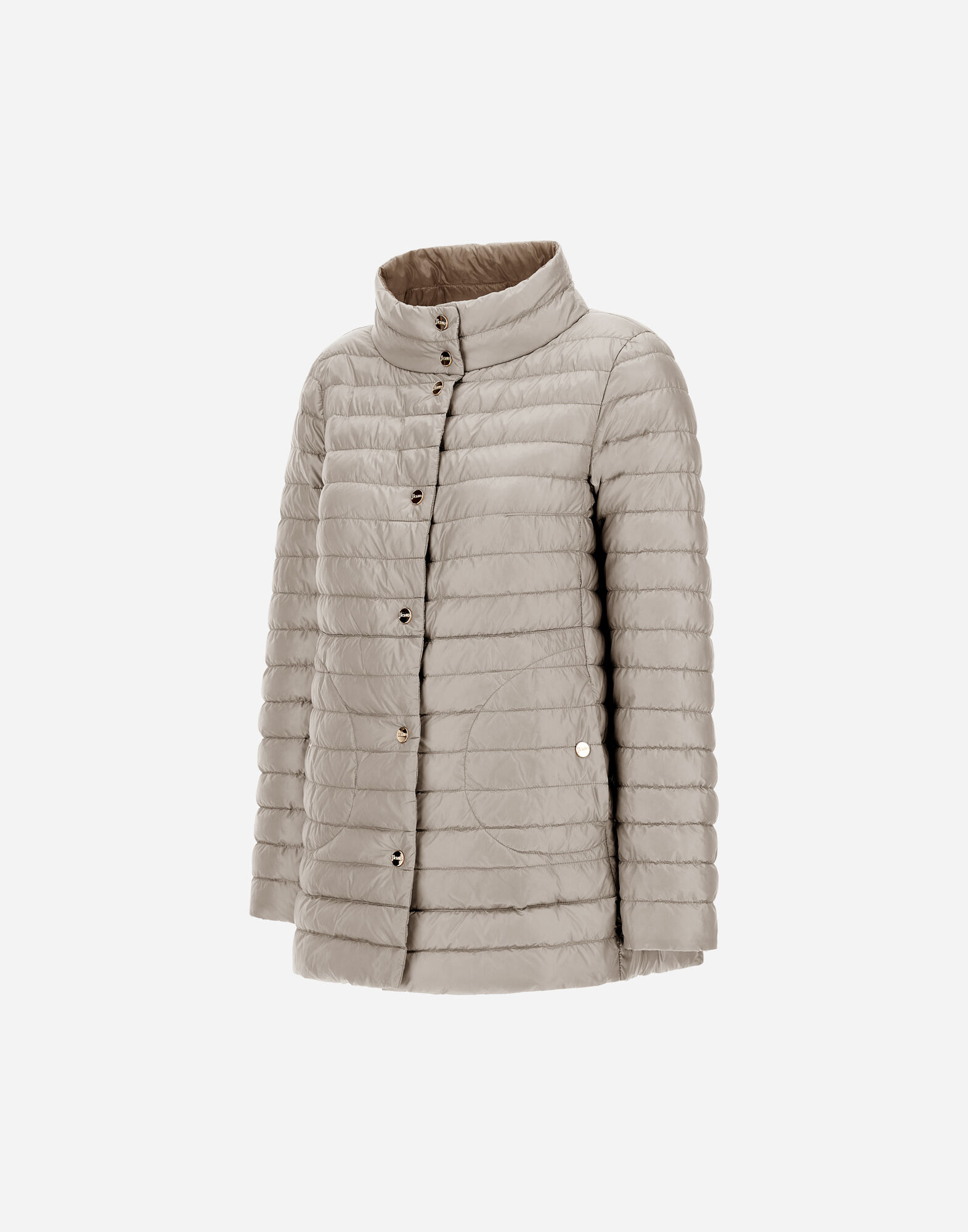 REVERSIBLE A-SHAPE JACKET IN NYLON ULTRALIGHT