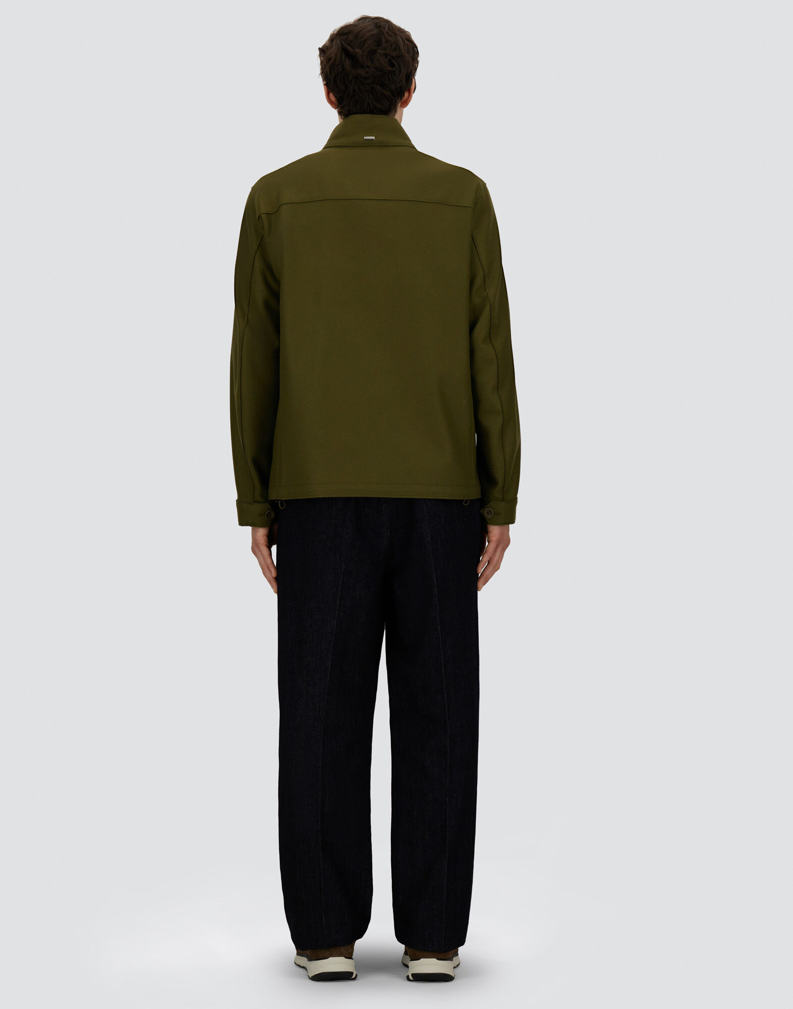 FIELD JACKET IN PURE WOOL CLOTH