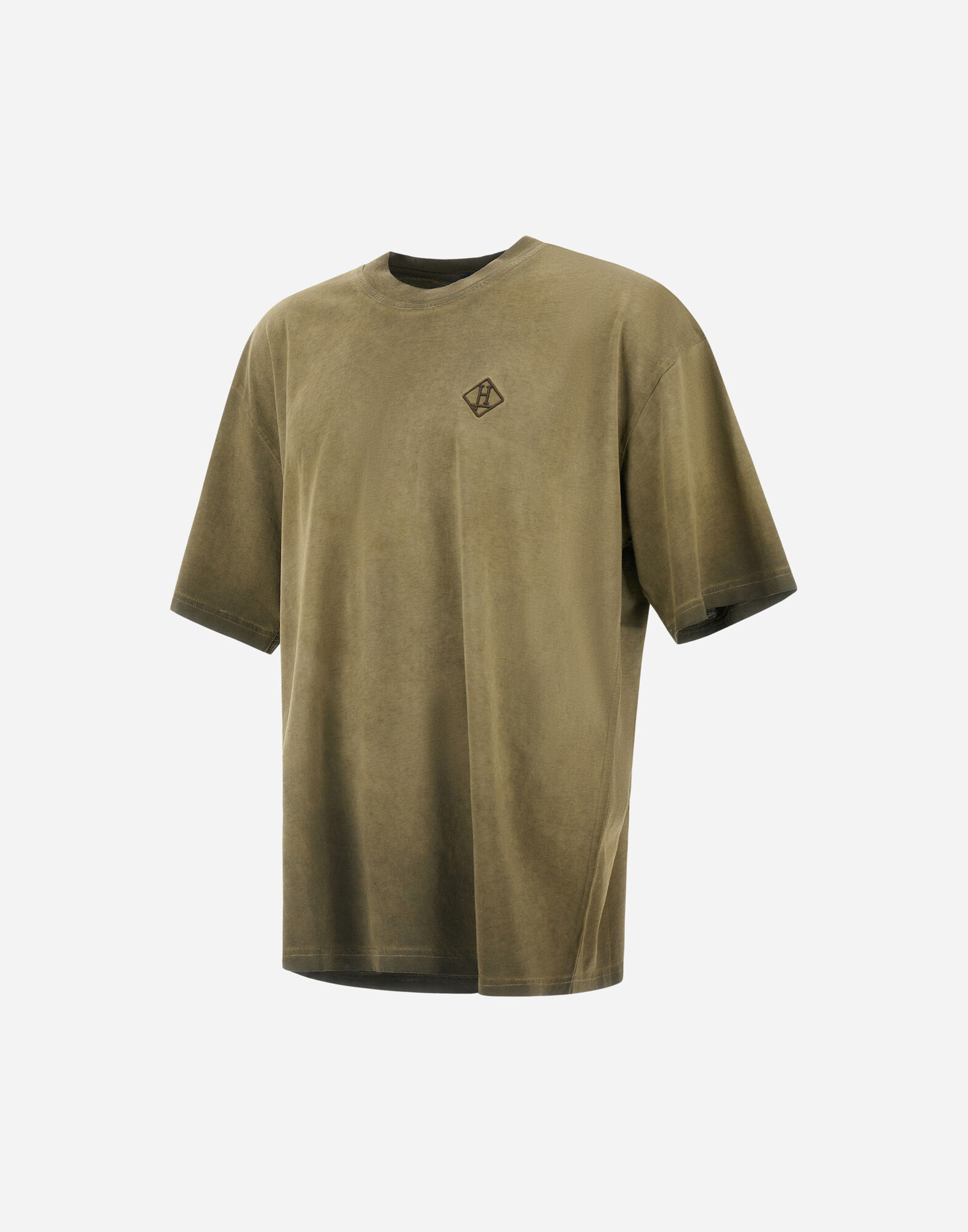 T-SHIRT IN MELANGE COTTON JERSEY