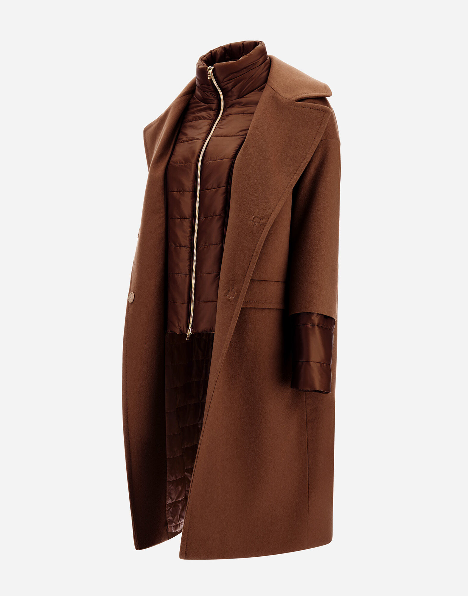 COAT IN PURE CASHMERE AND NYLON ULTRALIGHT
