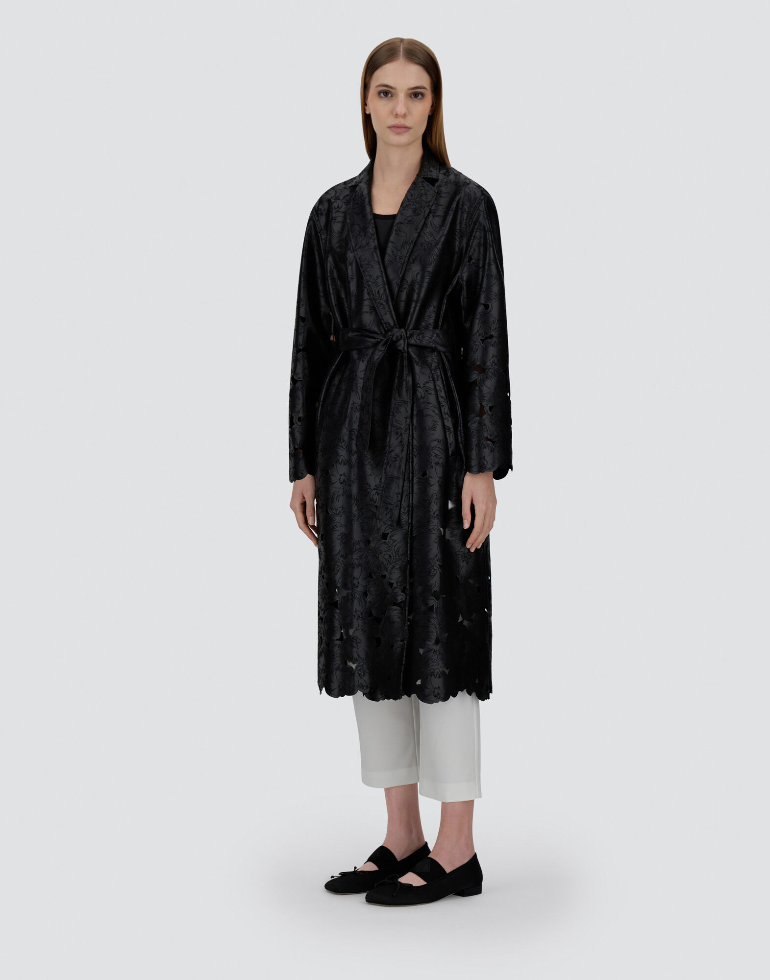 COAT IN ALTERNATIVE NAPPA