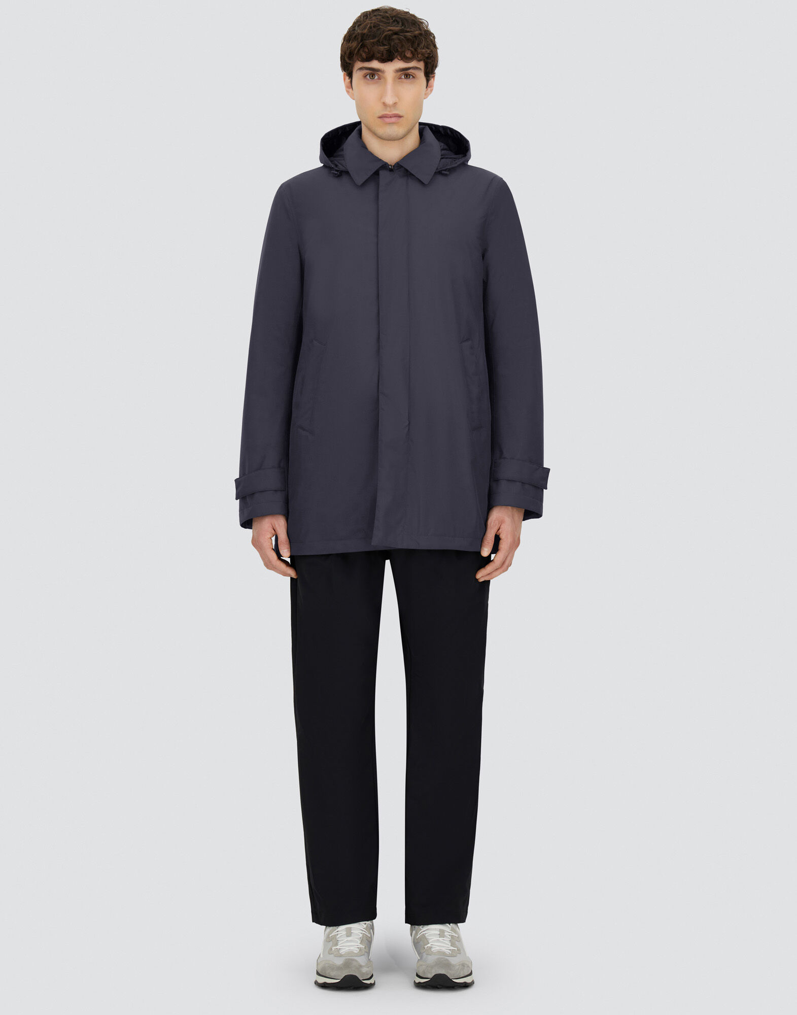 LONG PARKA IN 2-LAYER WINDSTOPPER