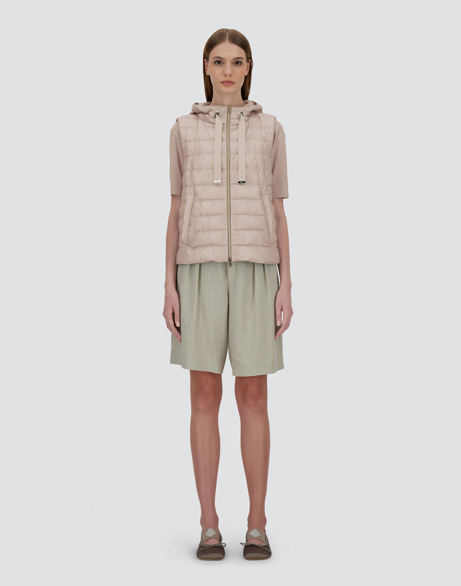 VEST IN NYLON ULTRALIGHT AND MONOGRAM