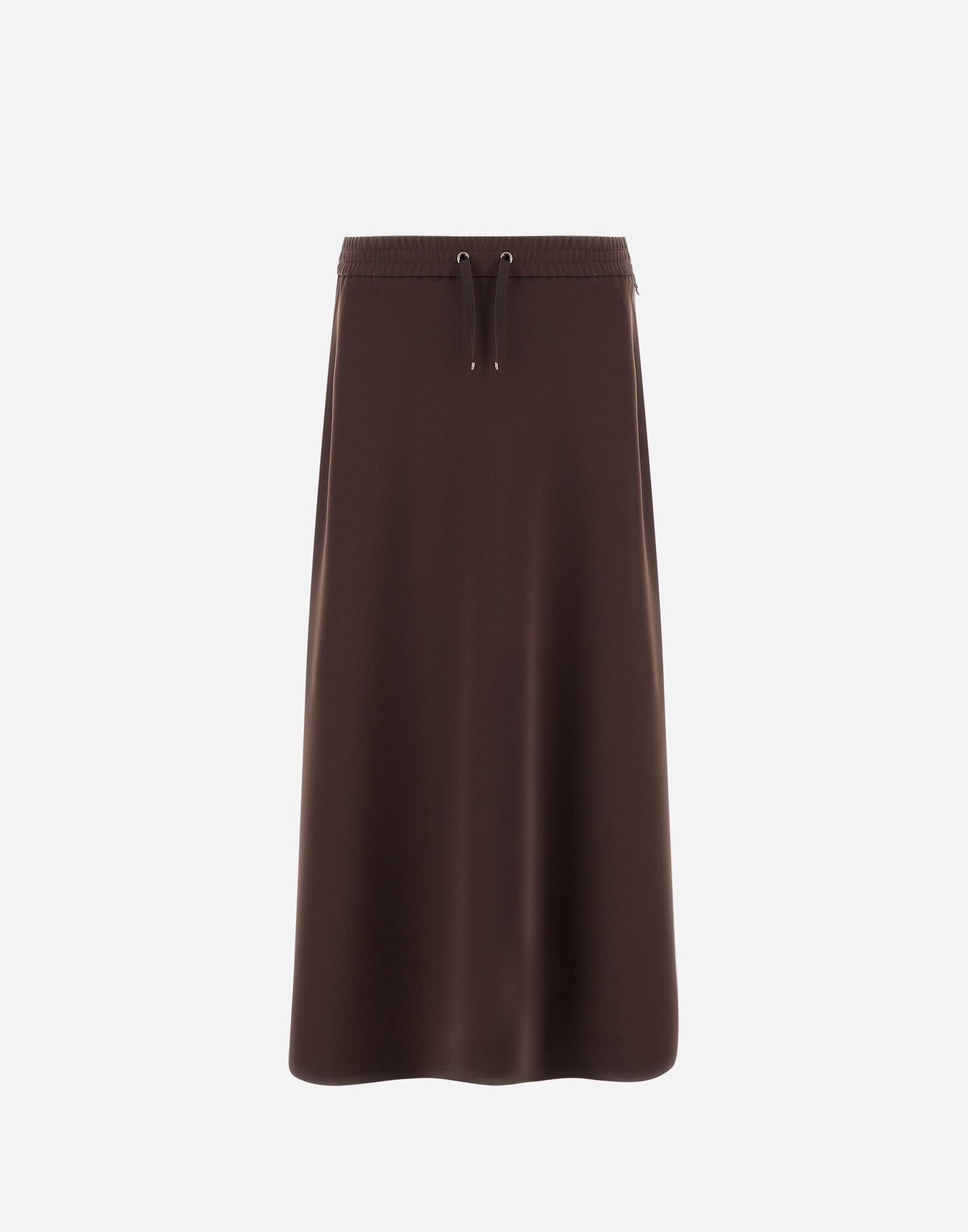 SKIRT IN MATT CREPE SATIN