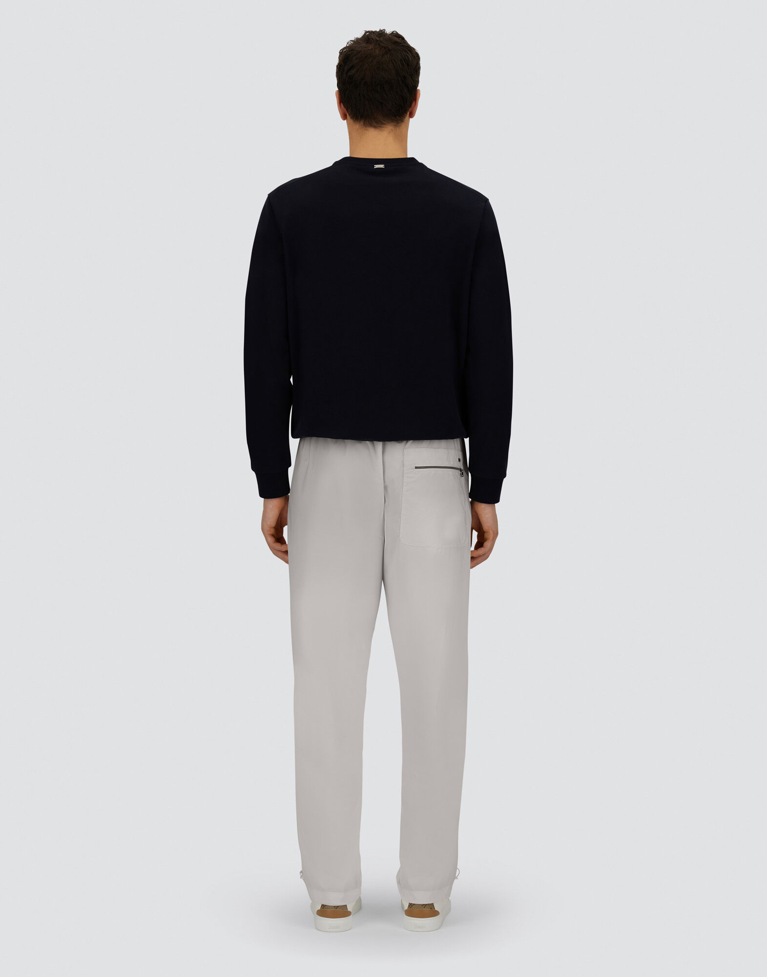 RESORT TROUSERS IN LIGHT NYLON STRETCH