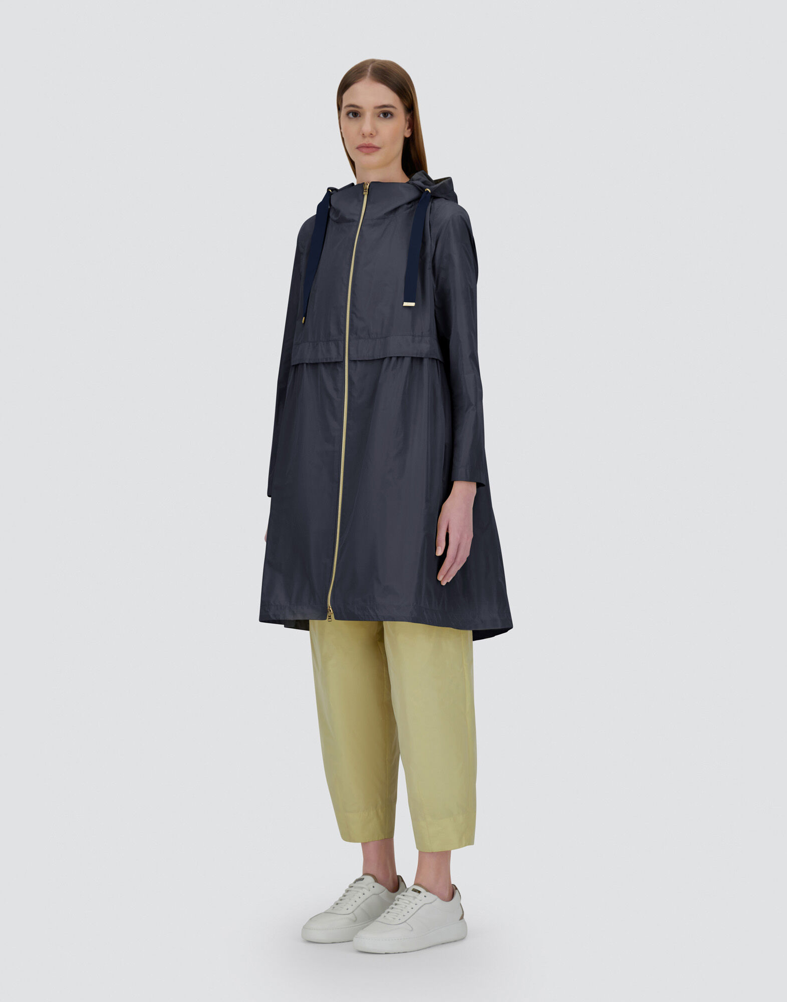 NEW TECHNO TAFFETA LONG PARKA