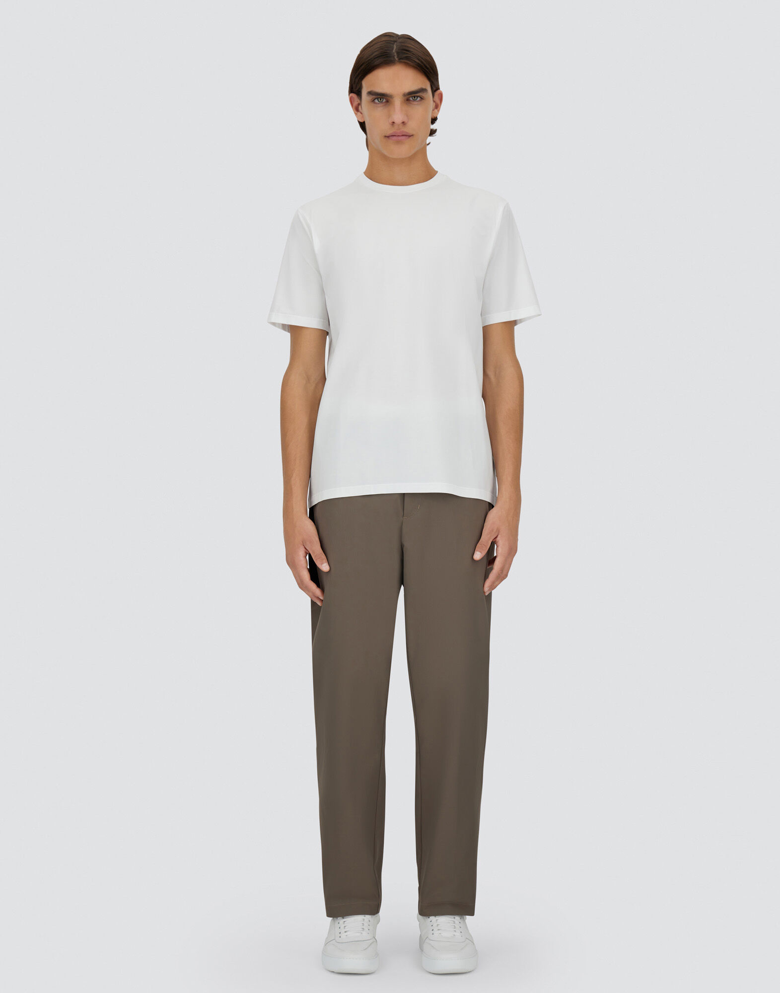 SUPERFINE?COTTON STRETCH T-SHIRT