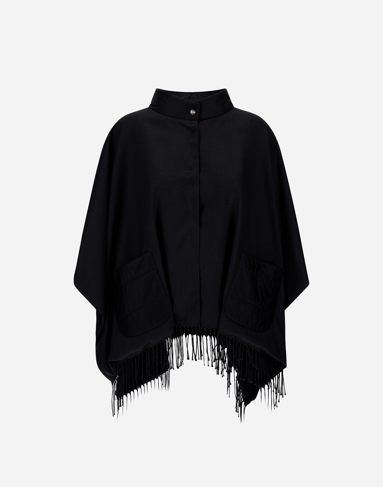 PONCHO IN SUMMER SILK AND NYLON ULTRALIGHT