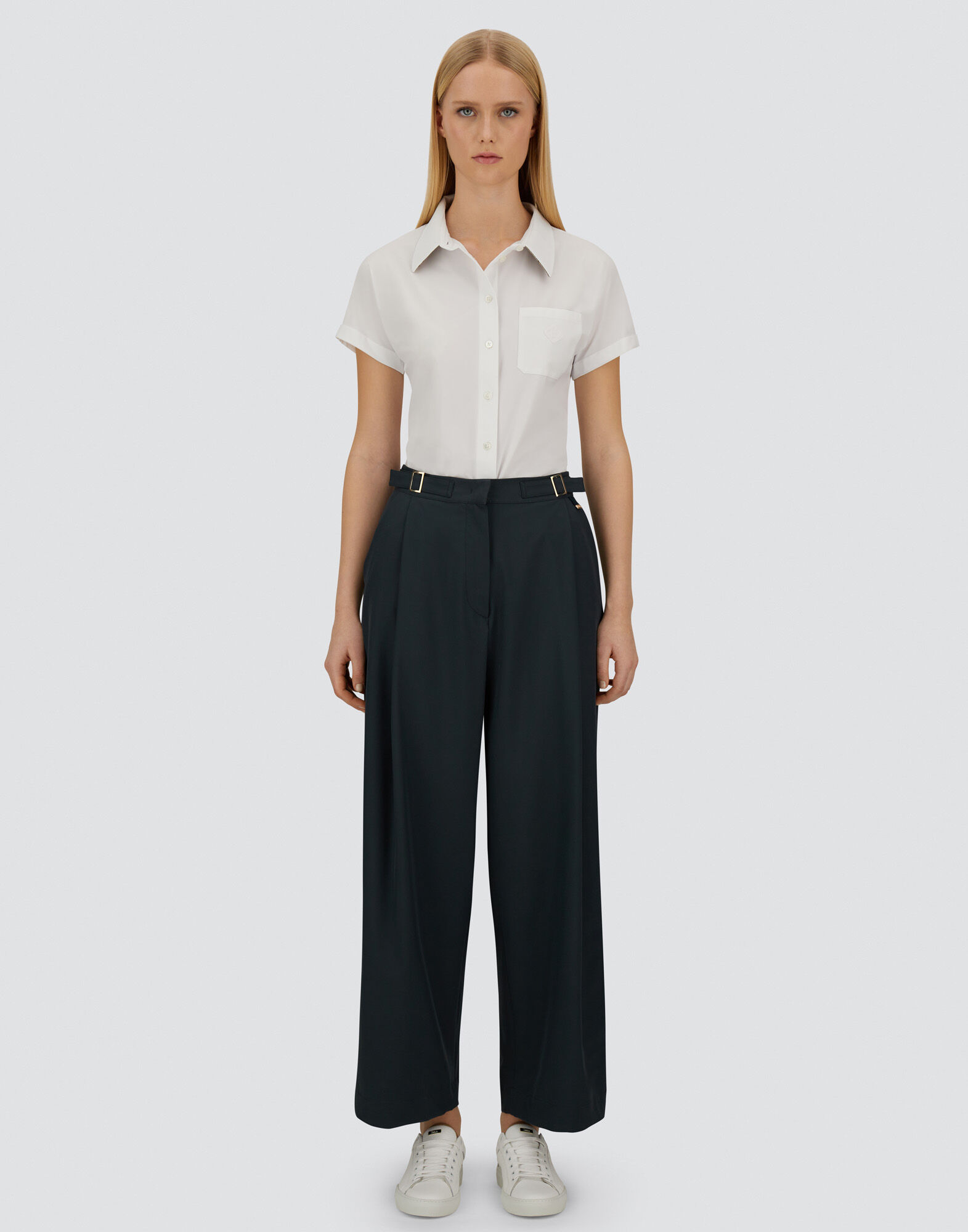 WOMEN'S NYLON STRUCTURES TROUSERS