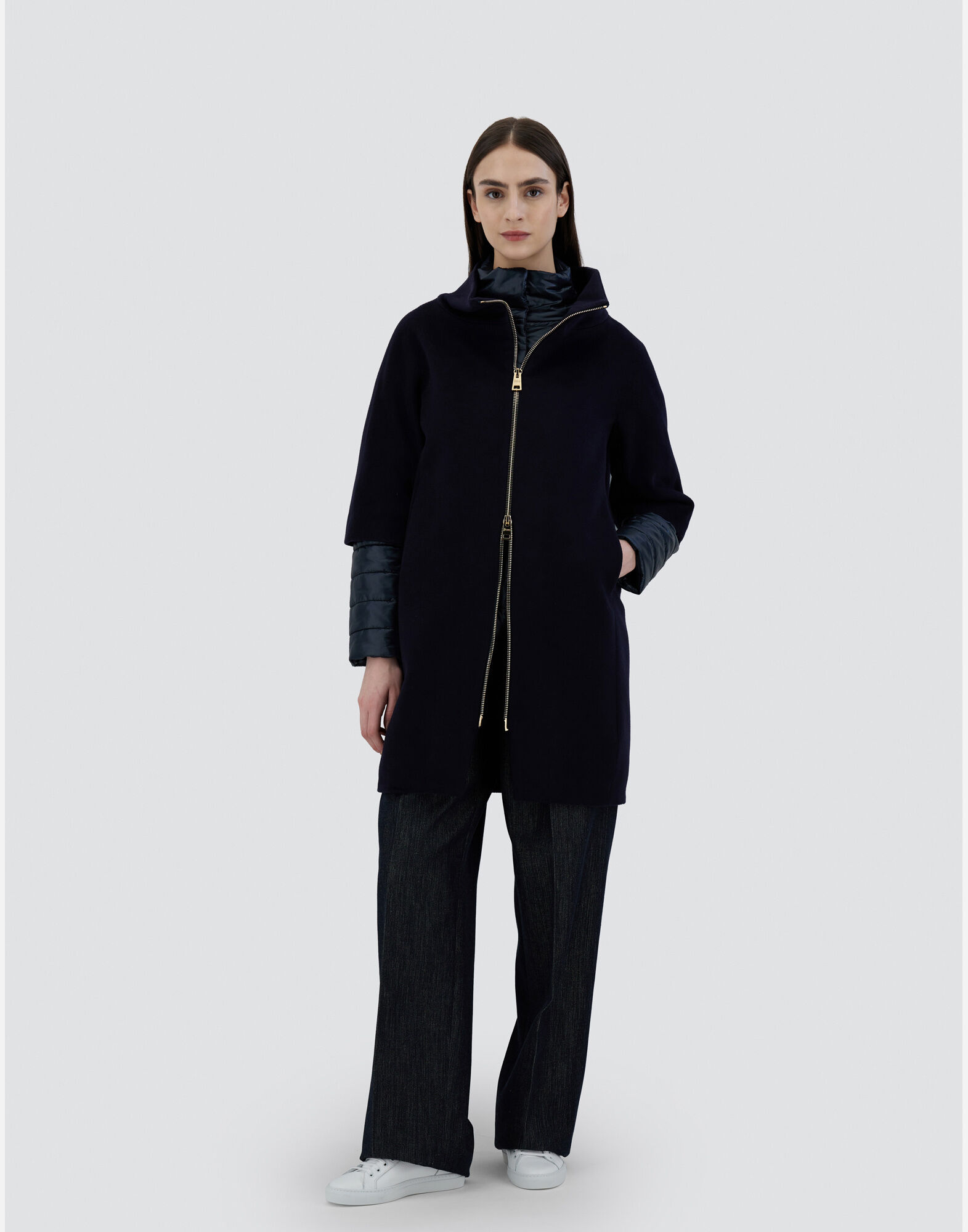 COAT IN LUXURY WOOL AND NYLON ULTRALIGHT