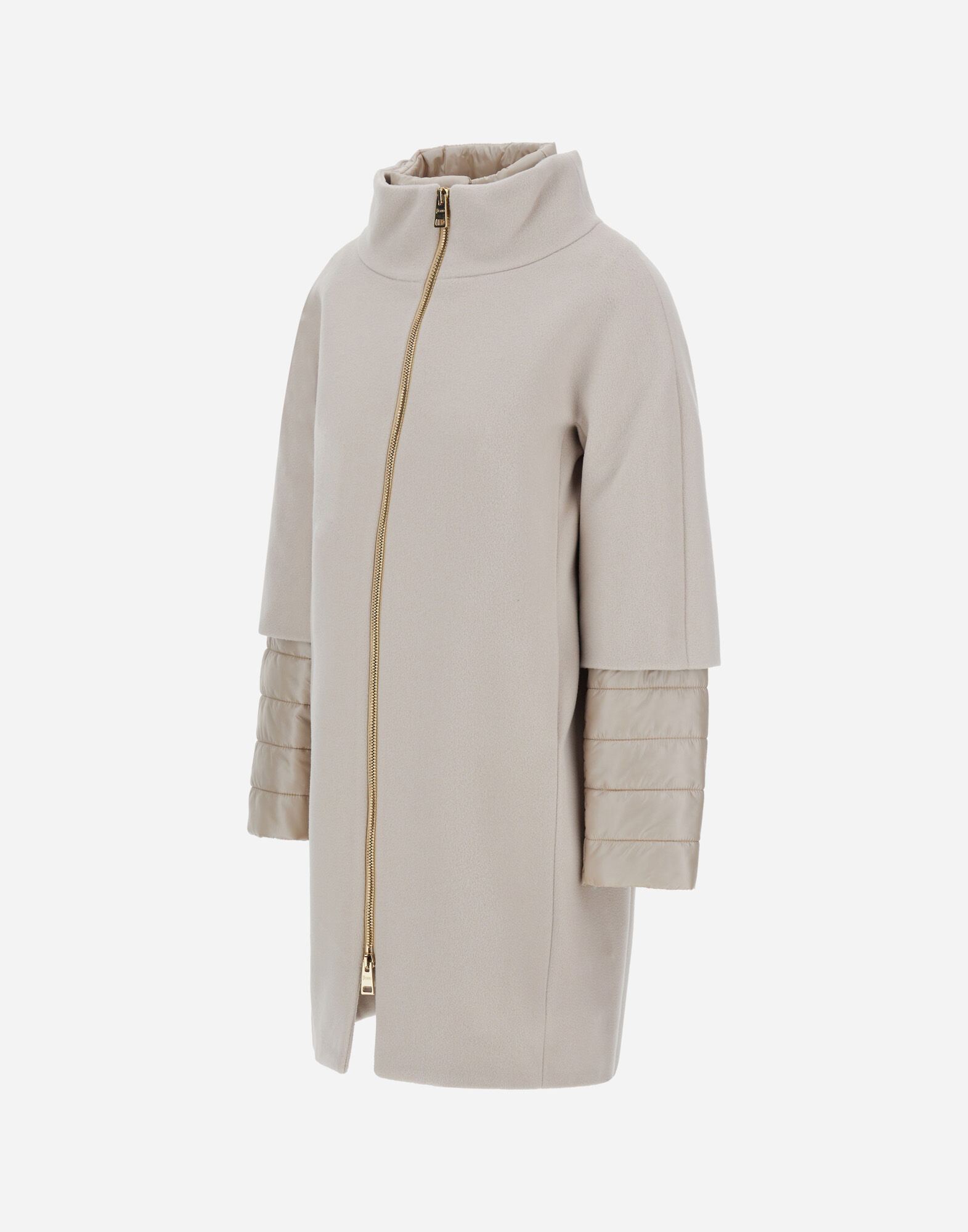 COAT IN LUXURY WOOL AND NYLON ULTRALIGHT