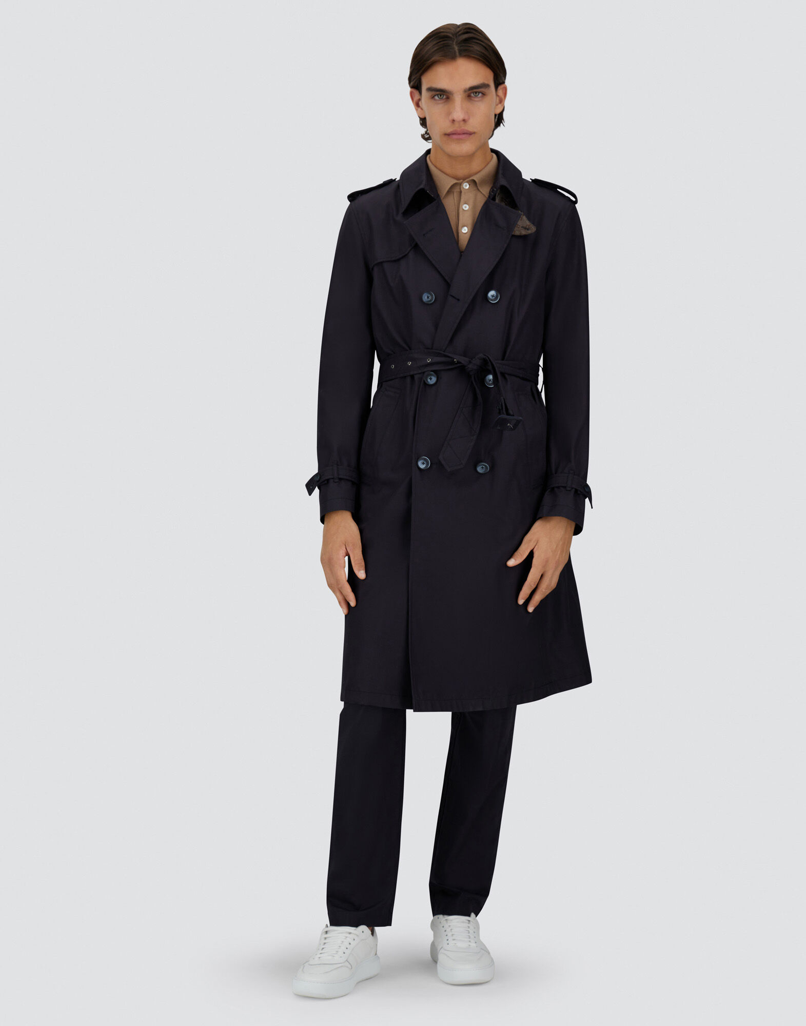 TRENCH COAT IN DELON AND MONOGRAM