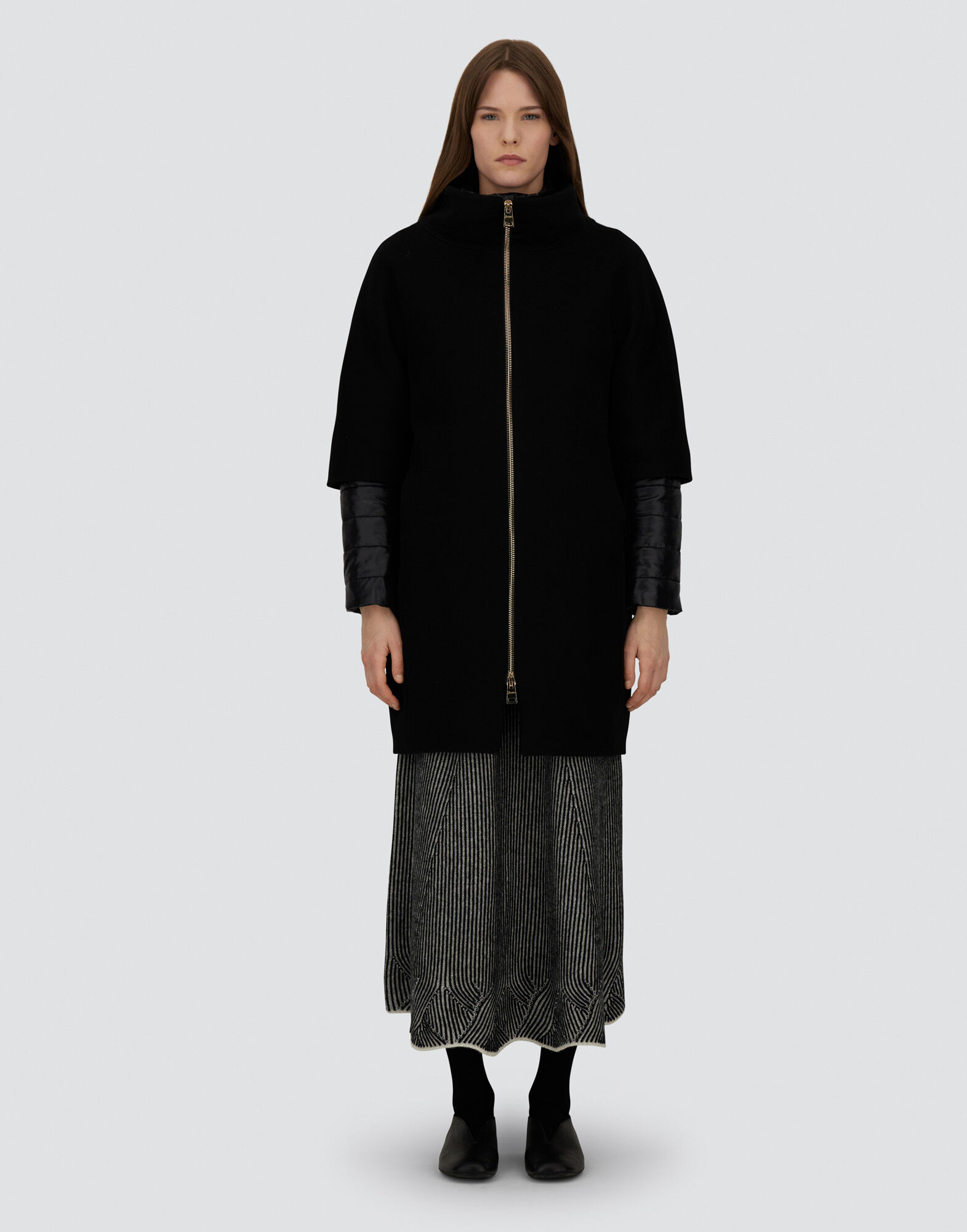 COAT IN LUXURY WOOL AND NYLON ULTRALIGHT