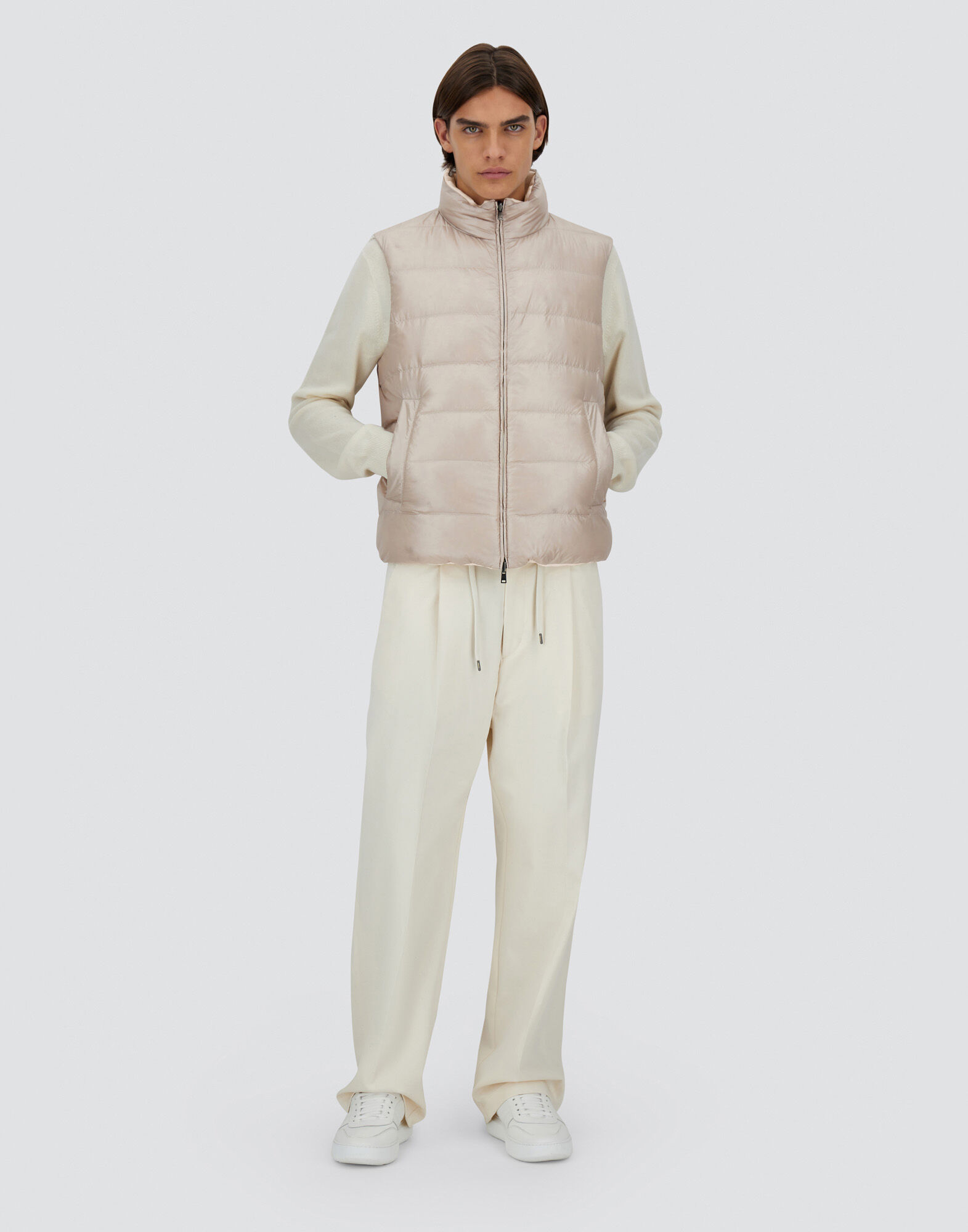SILK CASHMERE VEST