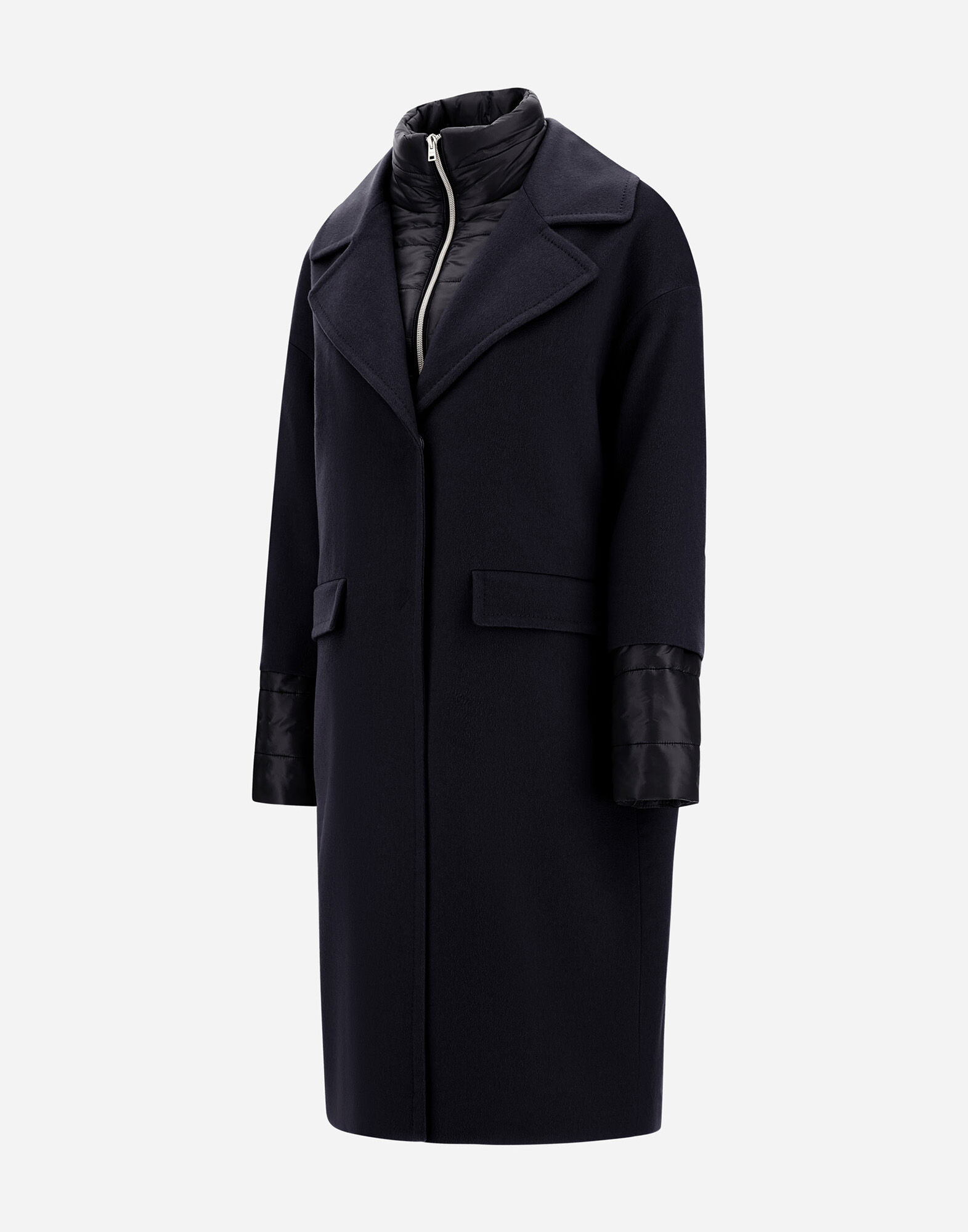 COAT IN PURE CASHMERE AND NYLON ULTRALIGHT