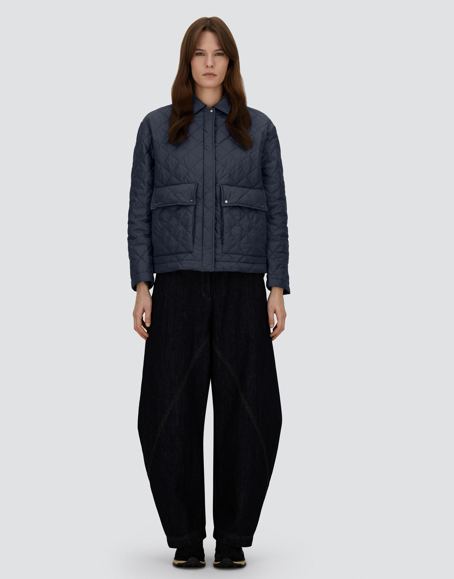 QUILTED CAPE IN NYLON CHAMONIX