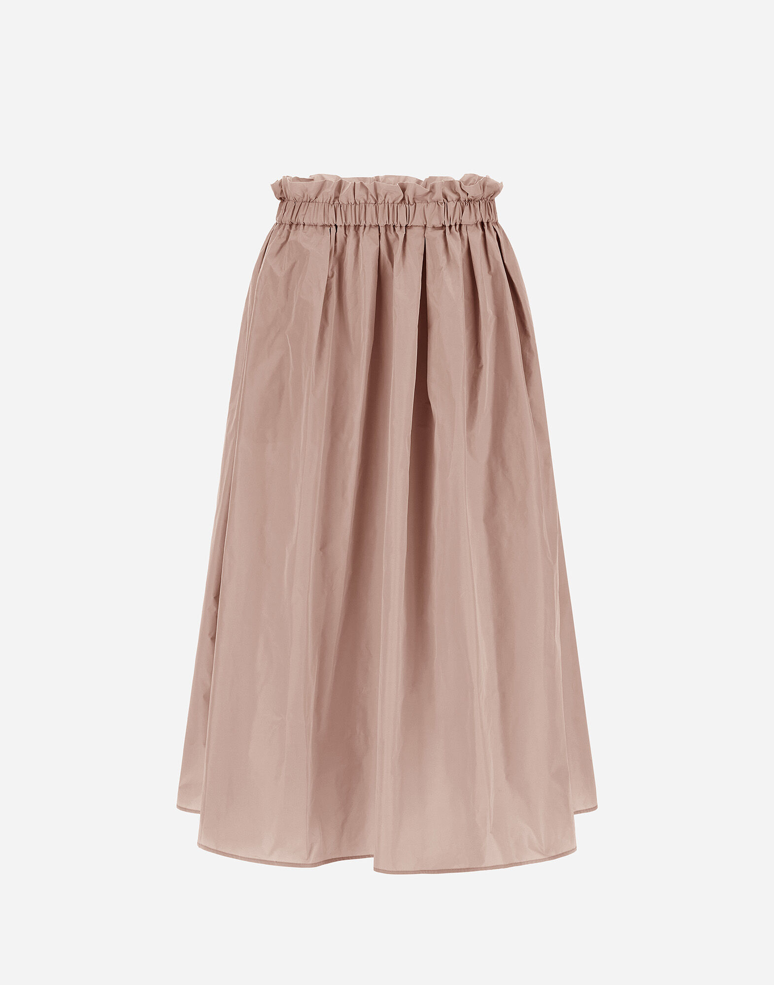 NEW TECHNO TAFFETA SKIRT
