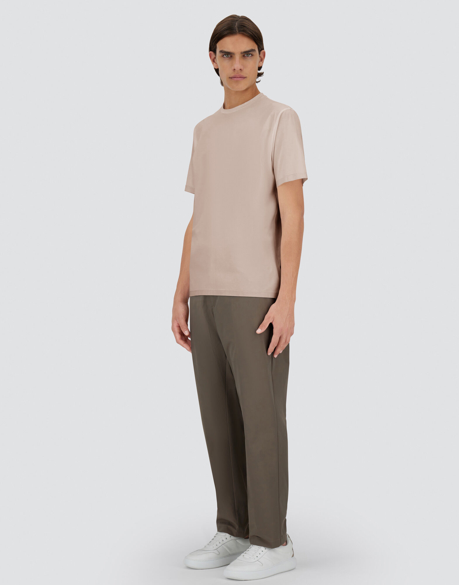 SUPERFINE?COTTON STRETCH T-SHIRT