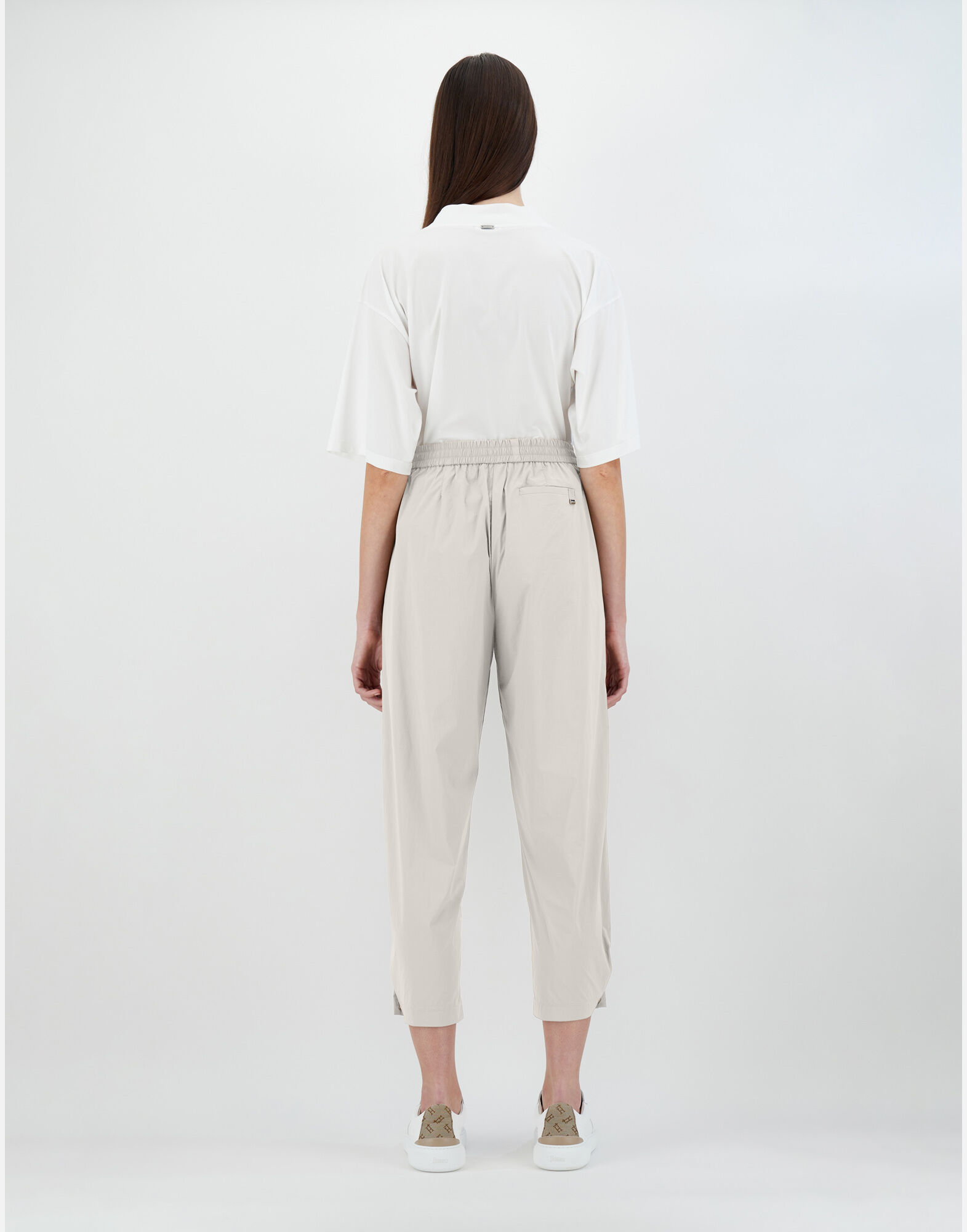 TROUSERS IN LIGHT NYLON STRETCH