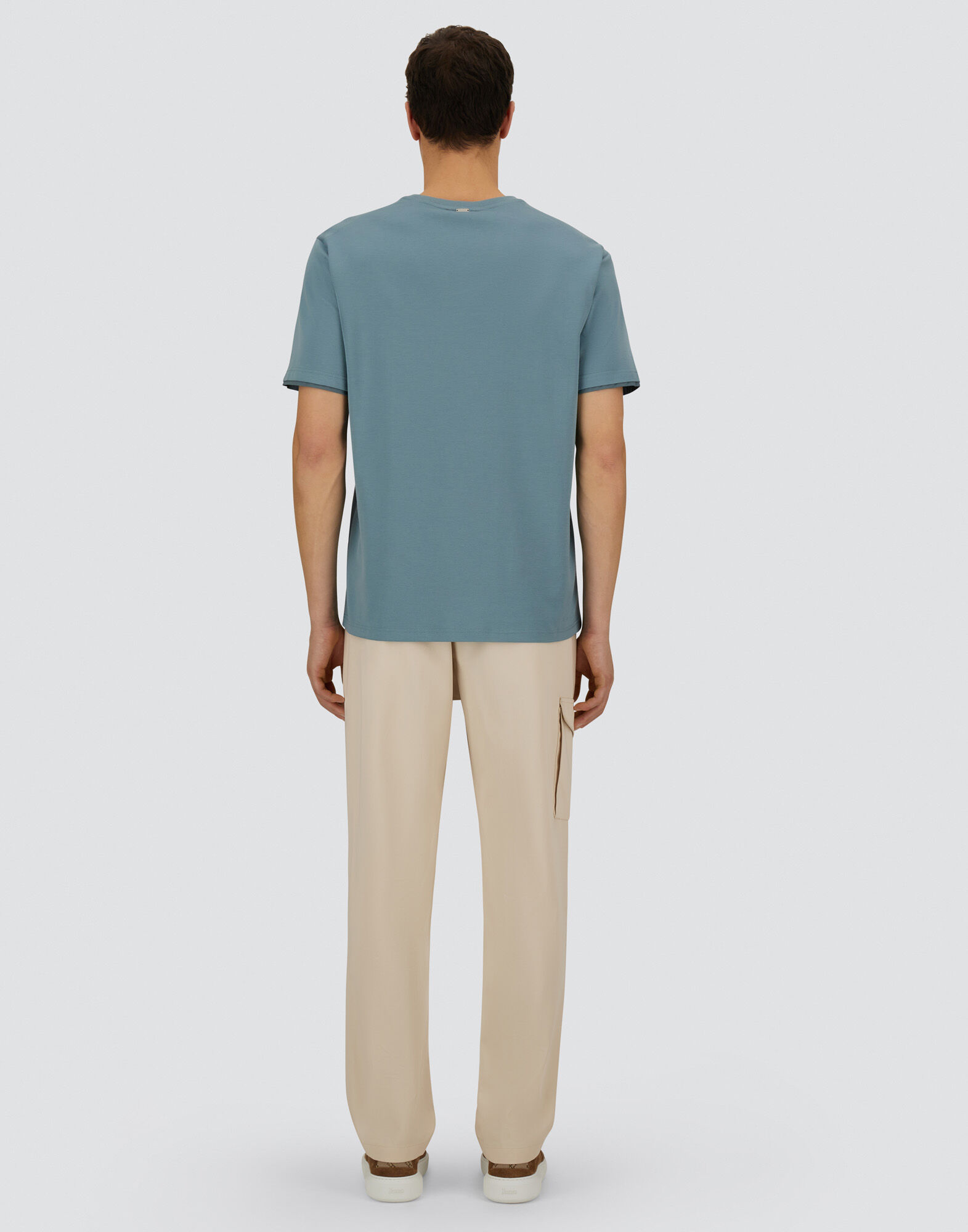 RESORT T-SHIRT IN BASIC COTTON & LIGHT STRETCH NYLON