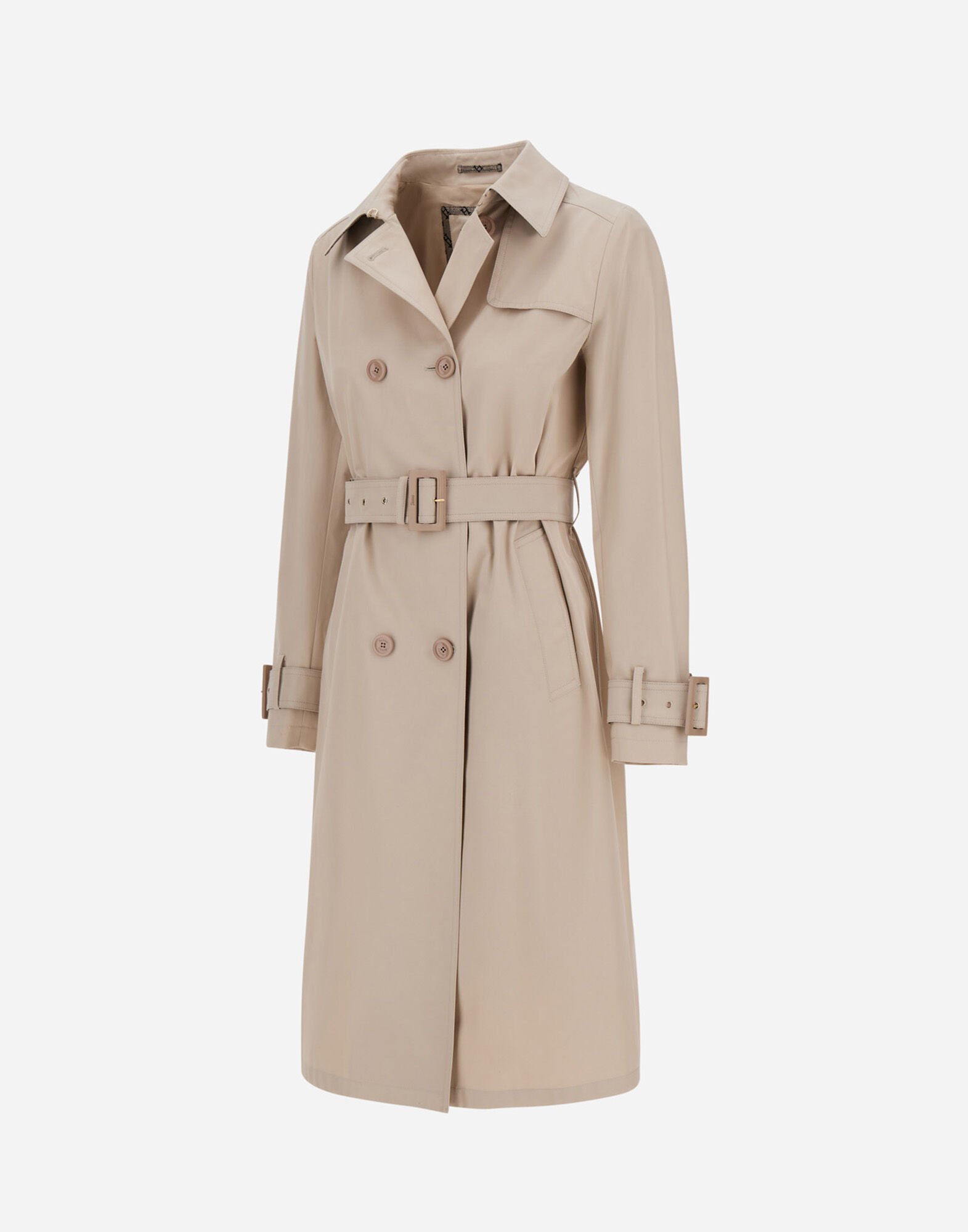 TRENCH COAT IN DELON AND MONOGRAM LUREX