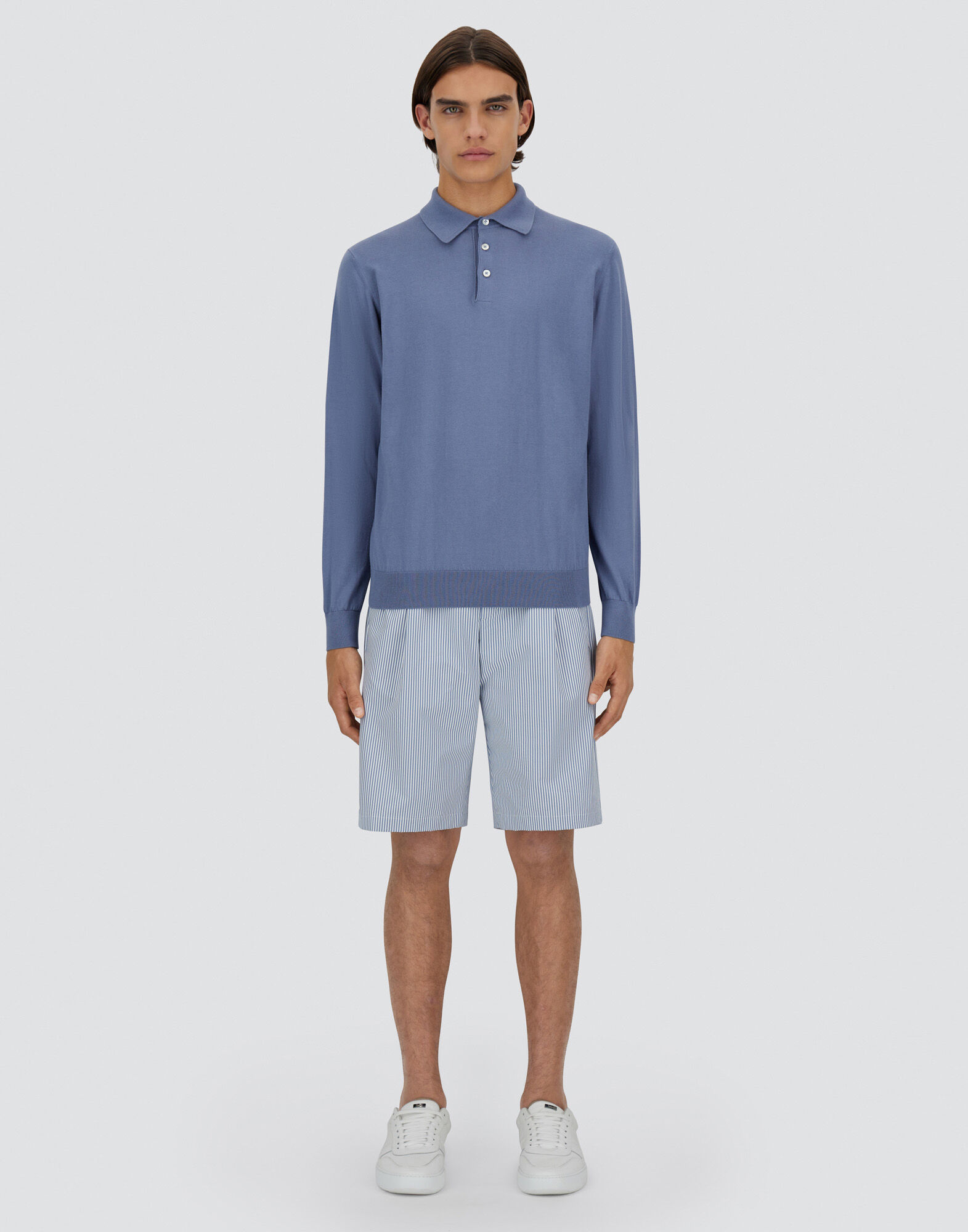 GLORIOUS COTTON SILK POLO SHIRT