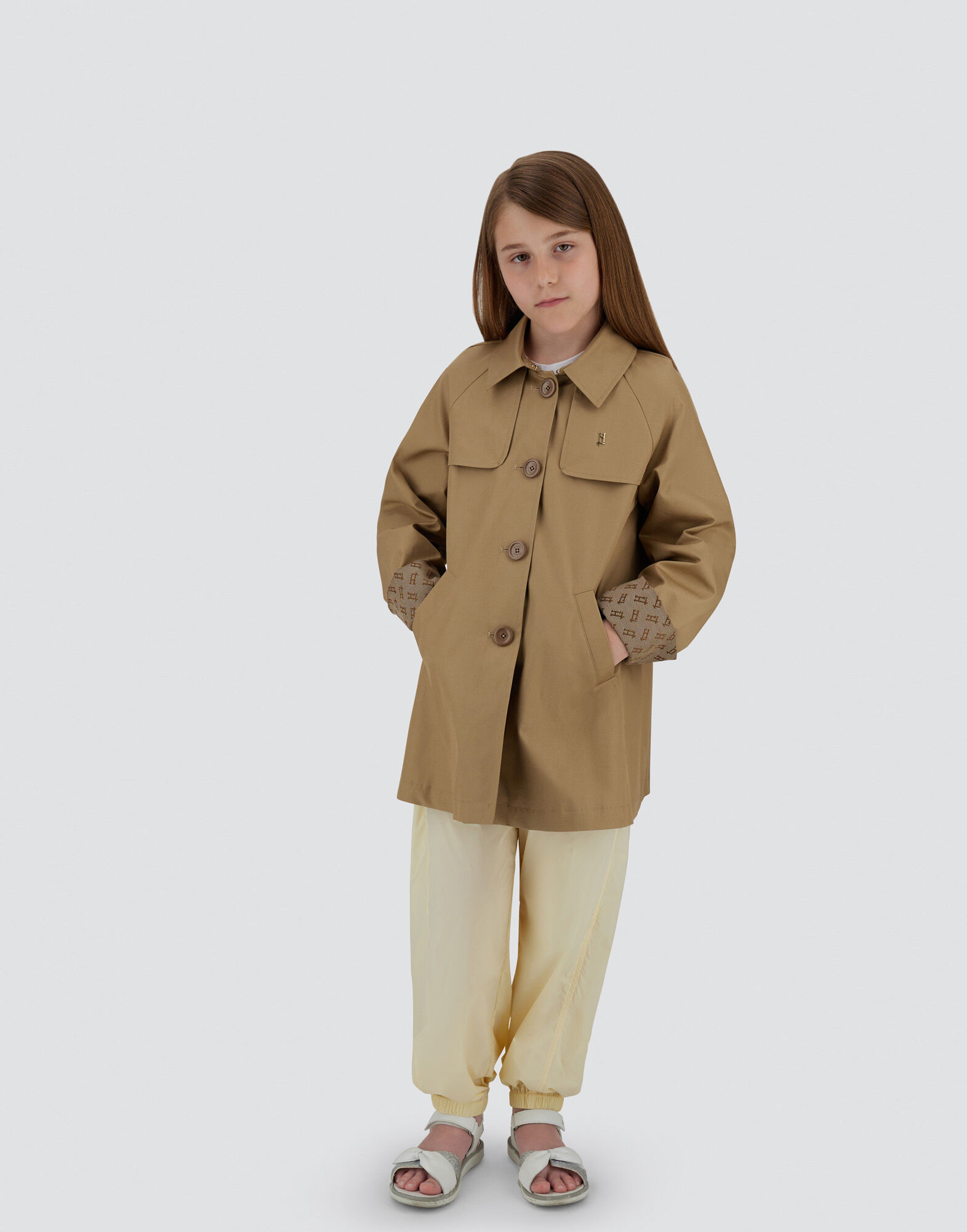 TRENCH COAT IN DEAN AND MONOGRAM