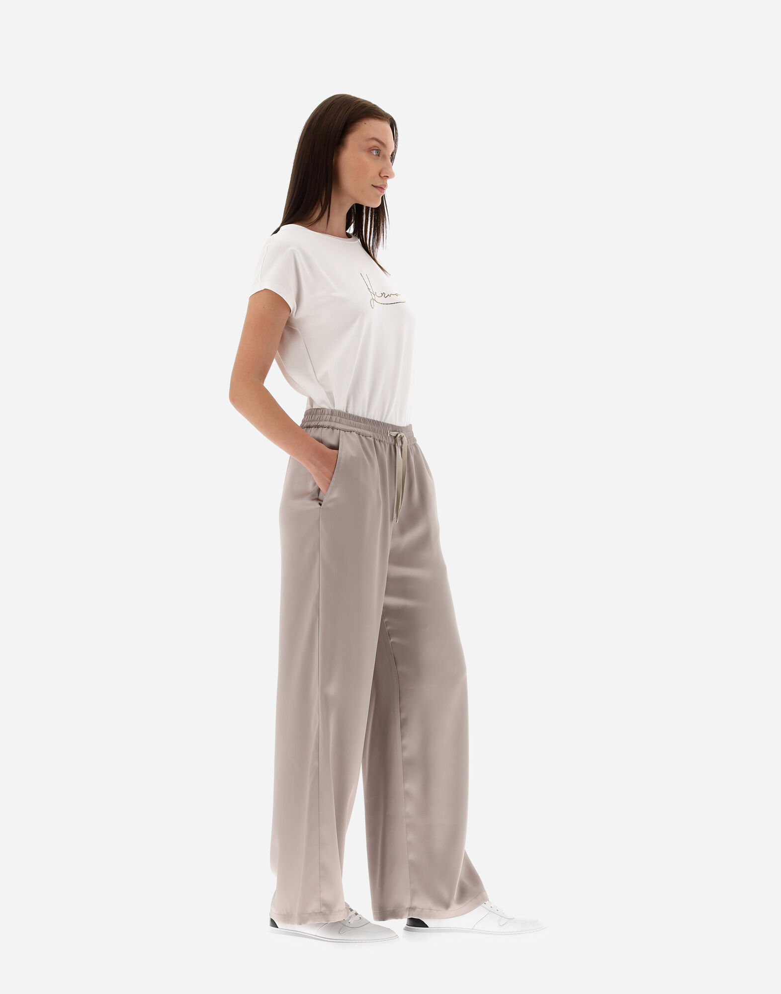 SATIN TROUSERS